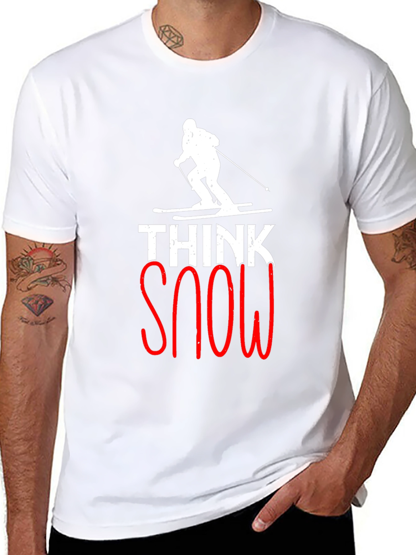 Think Snow Ski T-Shirt