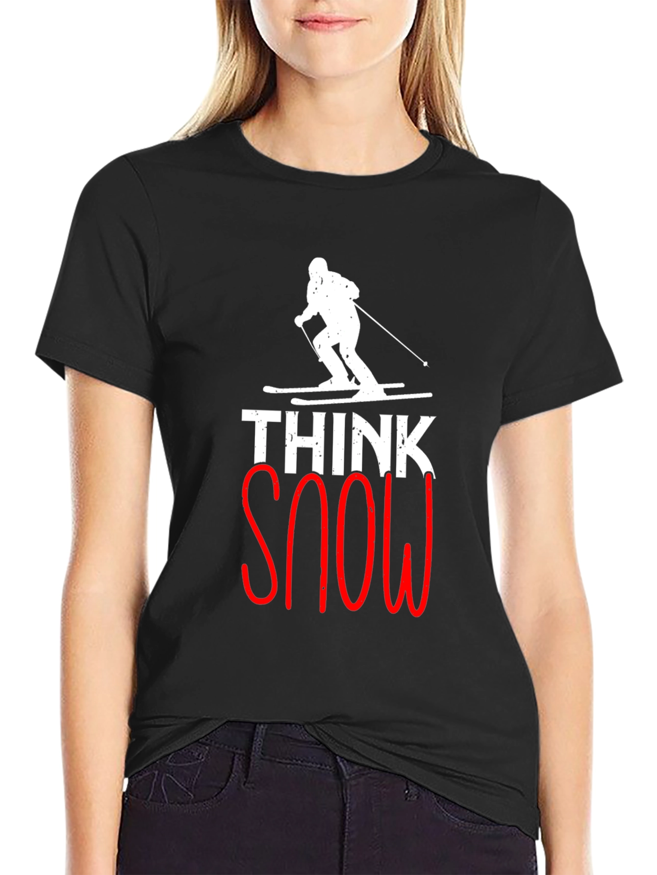 Think Snow Ski T-Shirt