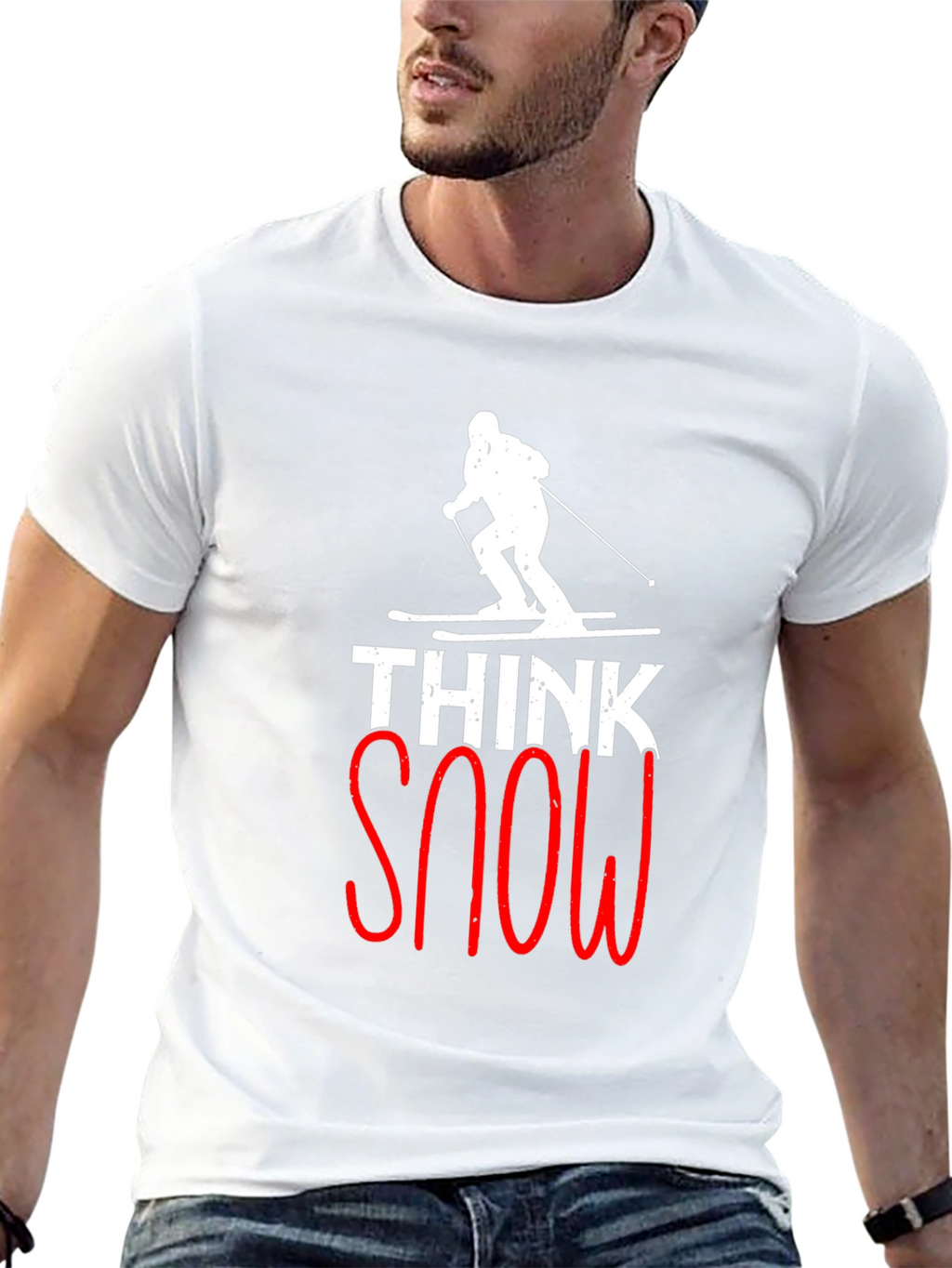 Think Snow Ski T-Shirt