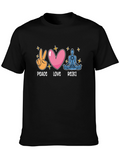 Peace Love Reiki T-Shirt - Black
