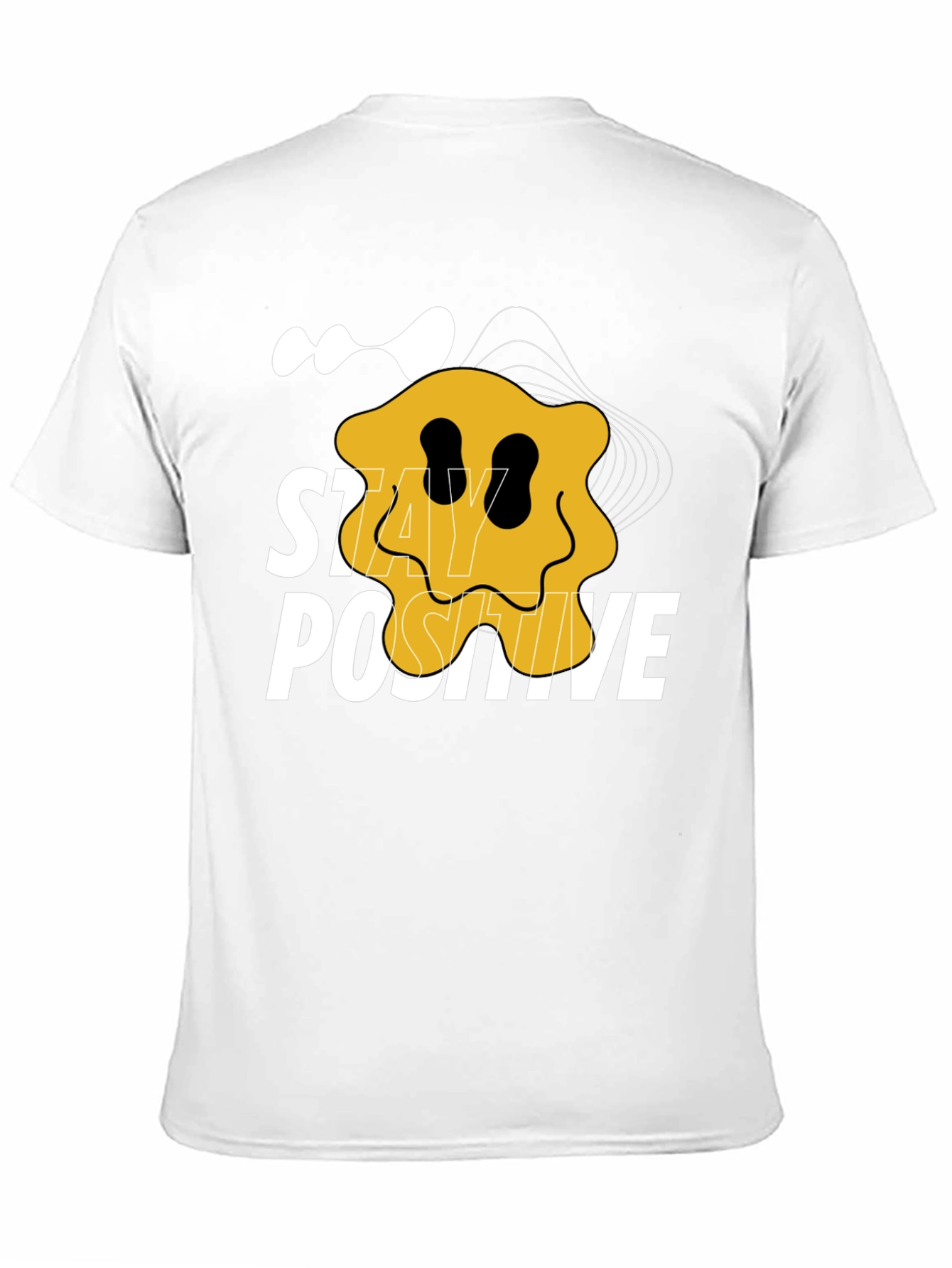 Stay Positive Graphic Tee - Black