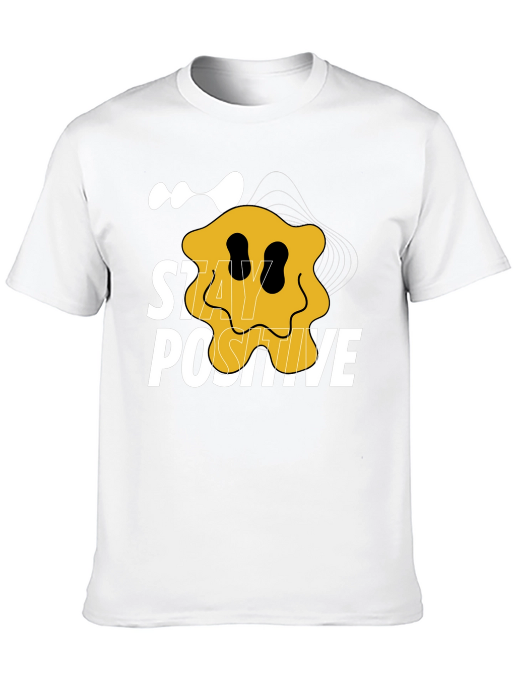 Stay Positive Graphic Tee - Black