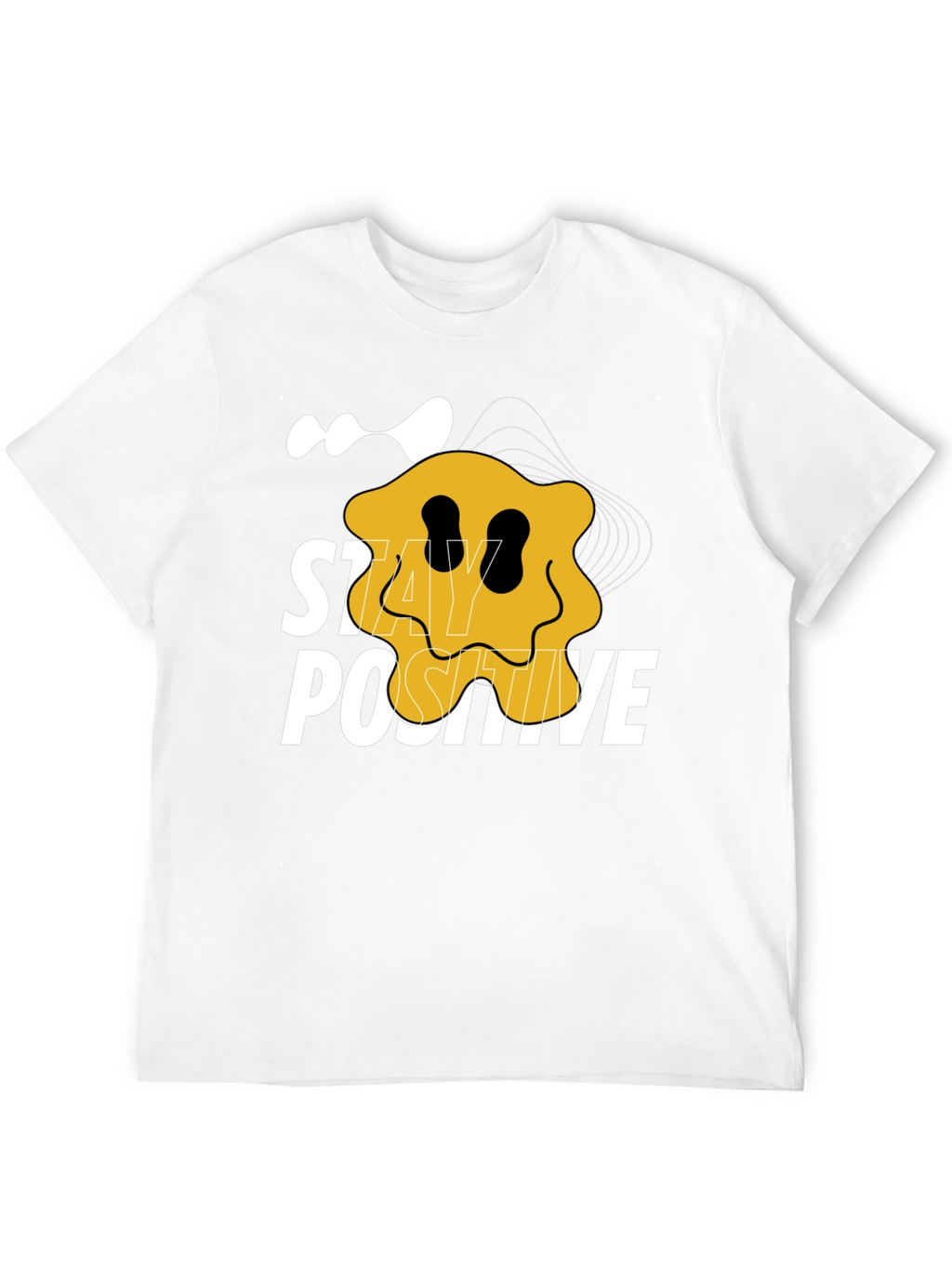 Stay Positive Graphic Tee - Black
