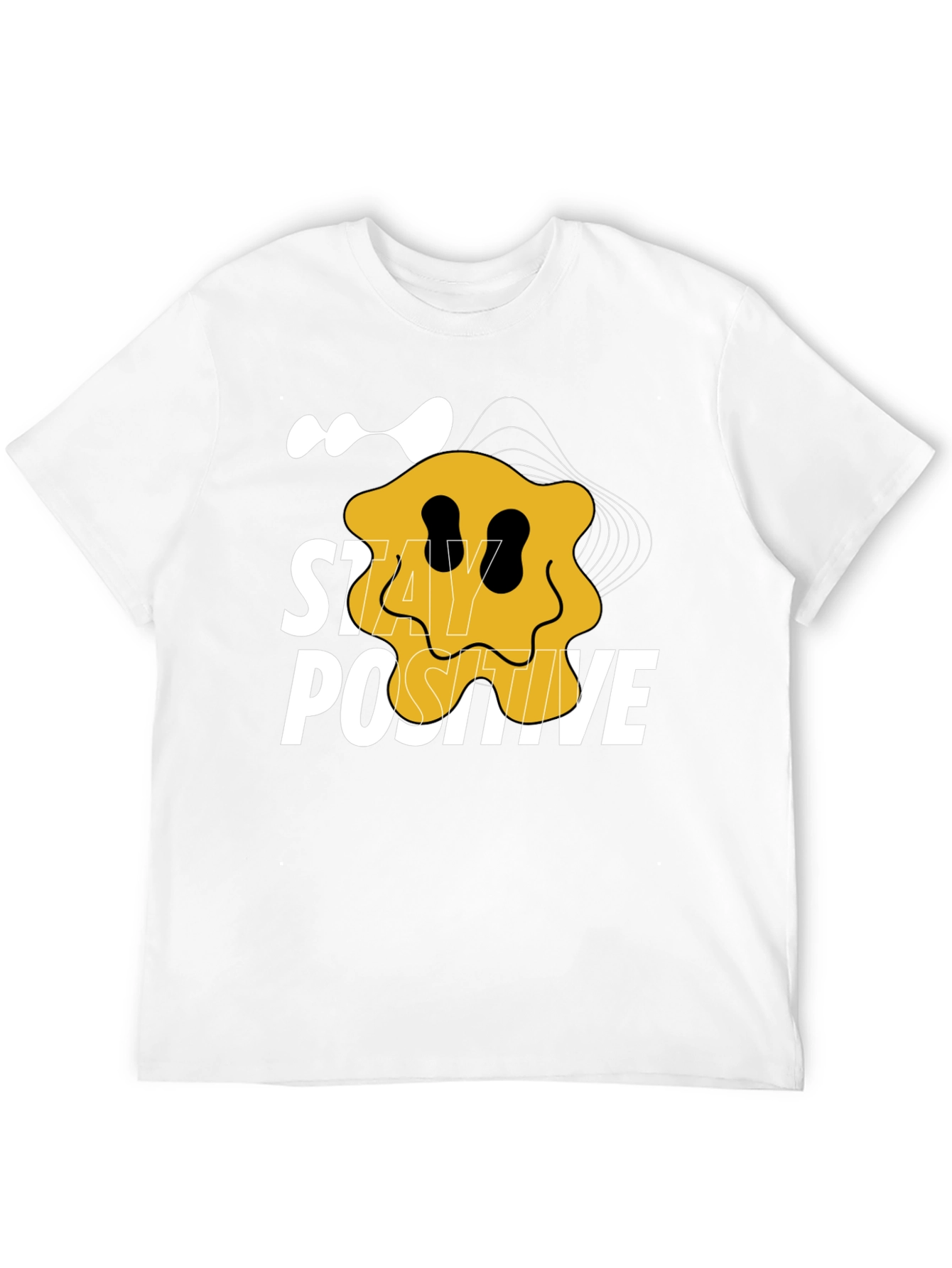 Stay Positive Graphic Tee - Black