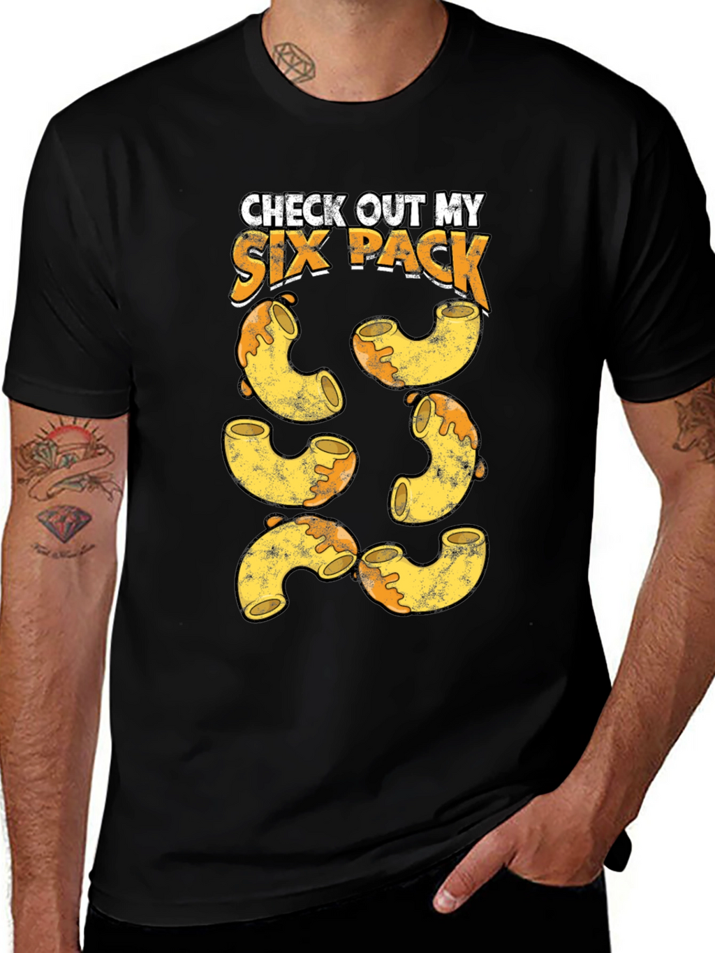 Check Out My Six Pack Pasta T-Shirt