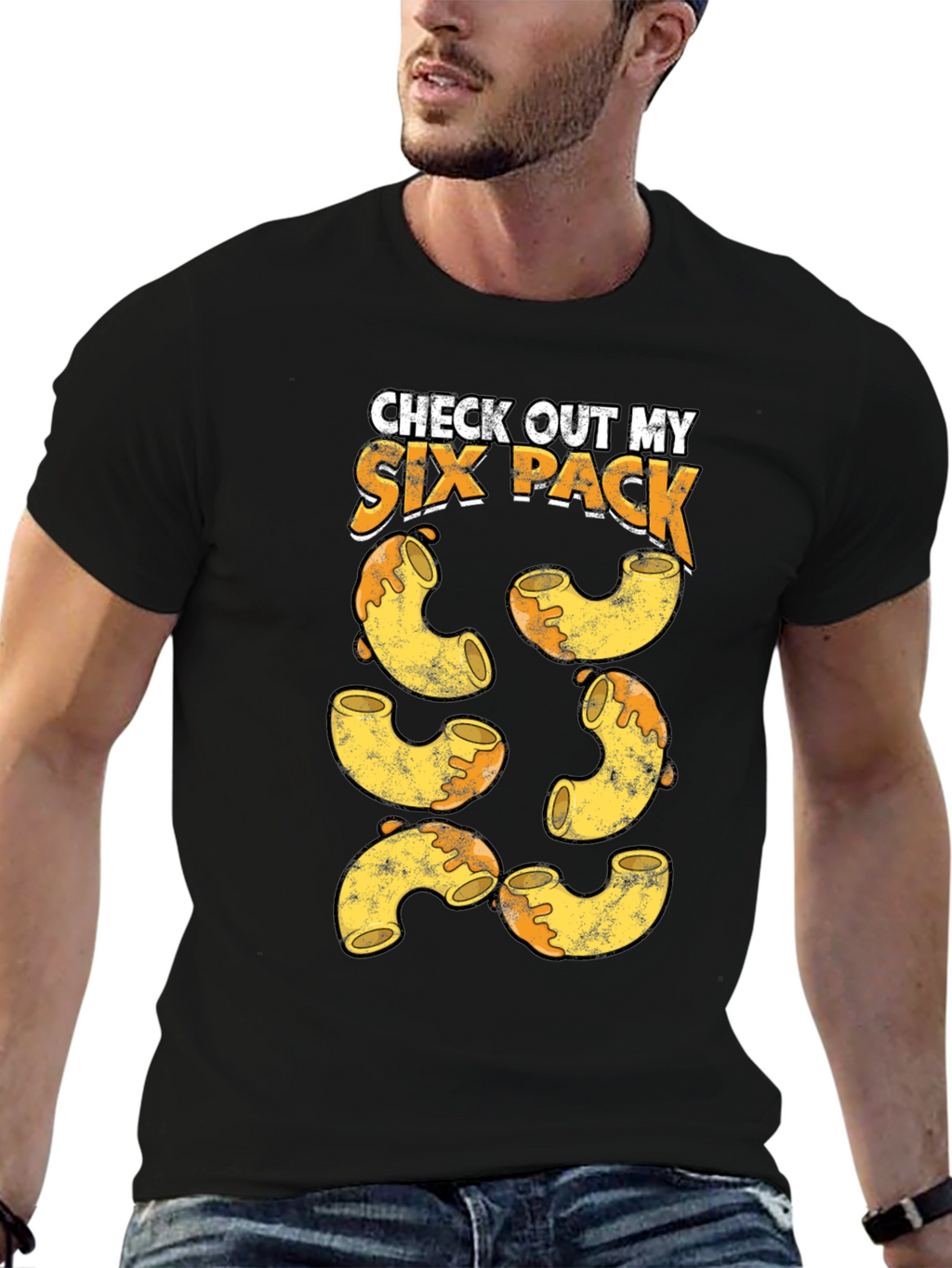 Check Out My Six Pack Pasta T-Shirt