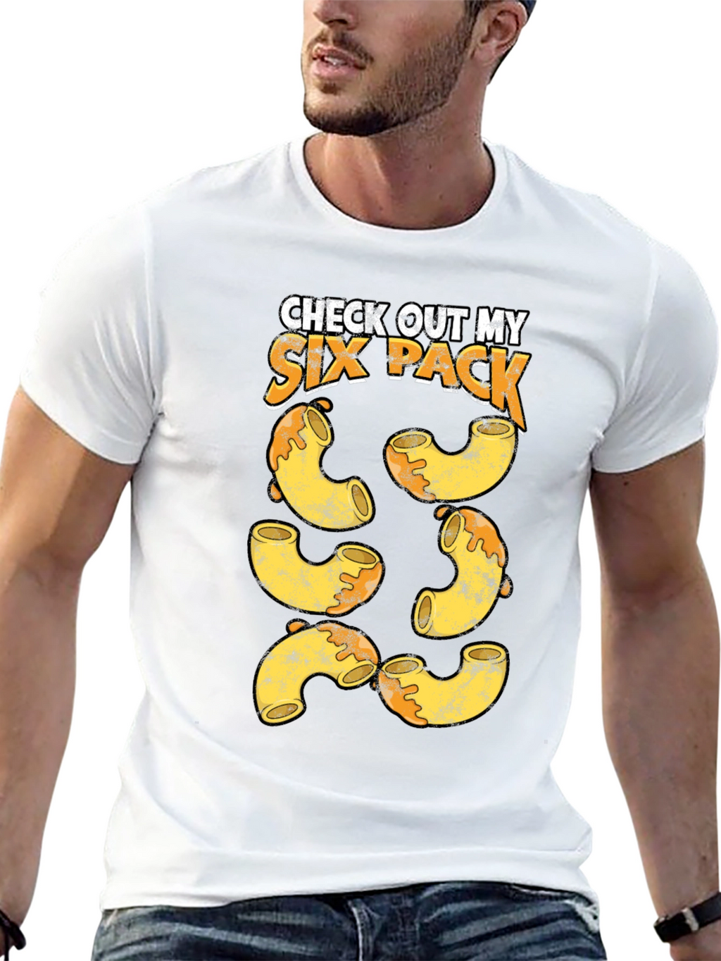 Check Out My Six Pack Pasta T-Shirt