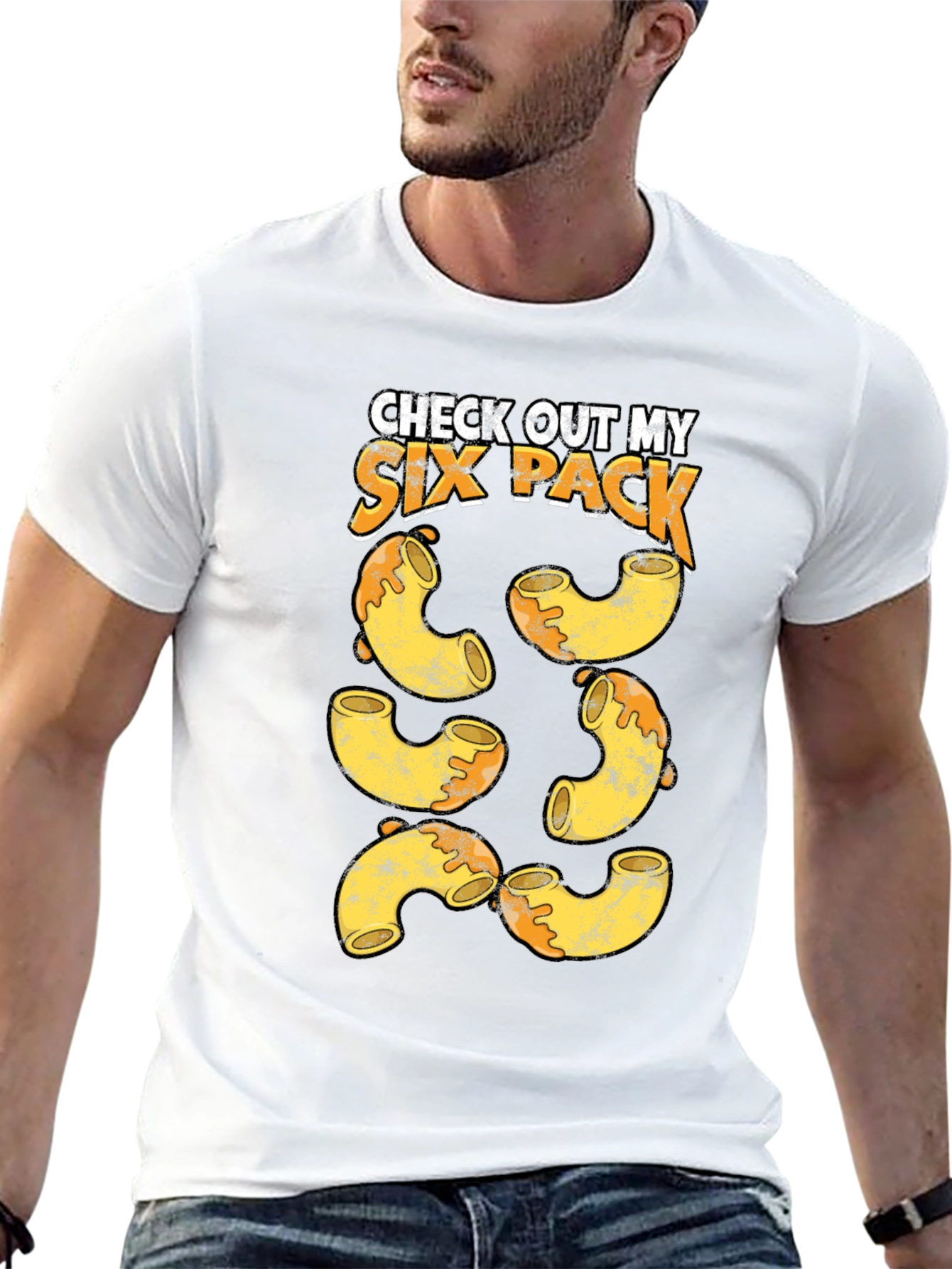 Check Out My Six Pack Pasta T-Shirt