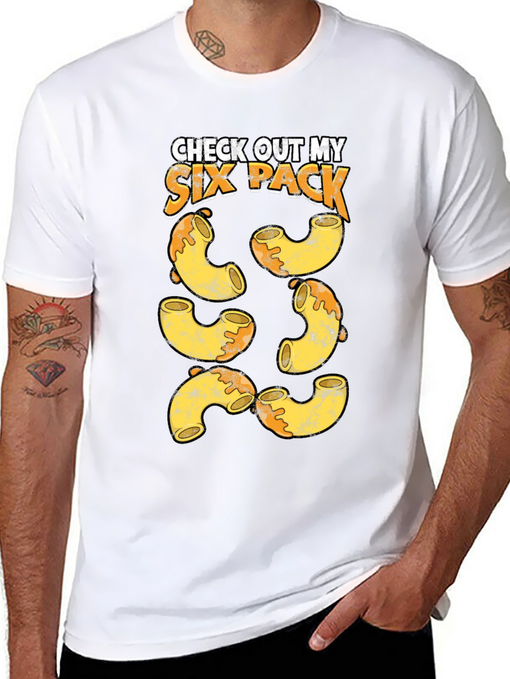 Check Out My Six Pack Pasta T-Shirt