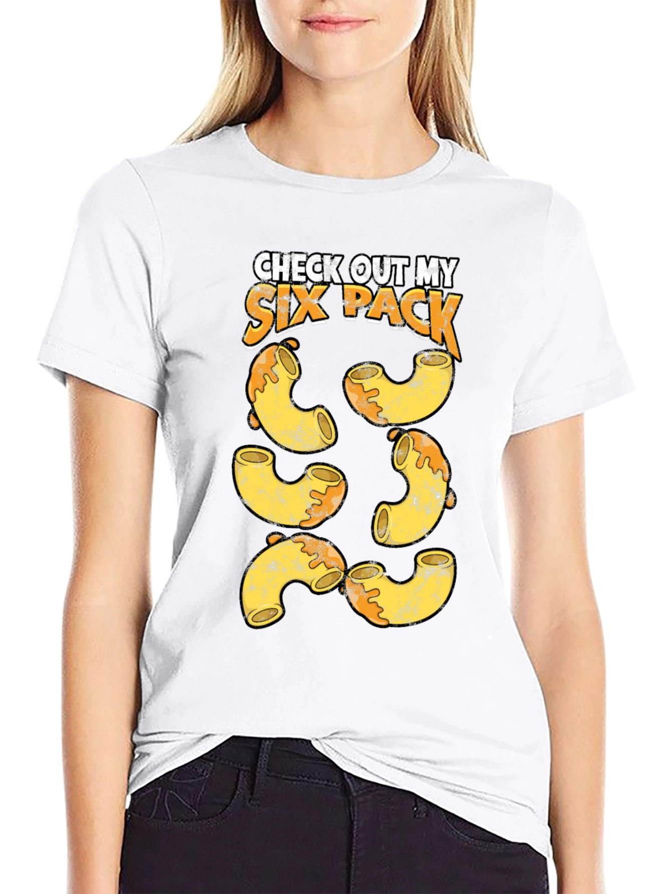 Check Out My Six Pack Pasta T-Shirt