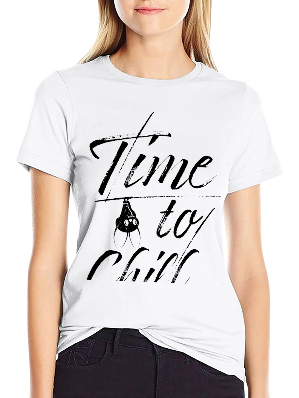 Time to Chill Bat Graphic T-Shirt
