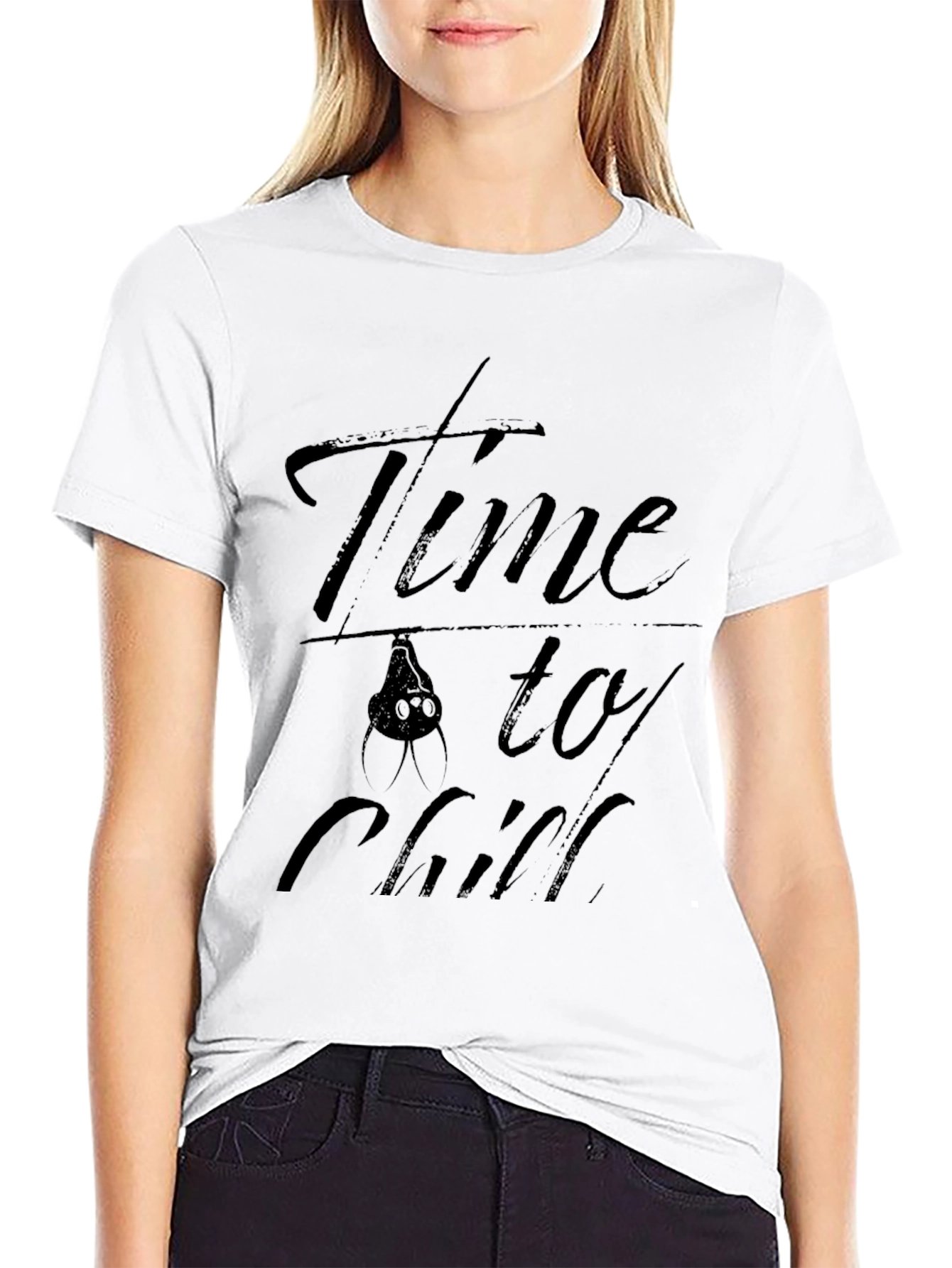 Time to Chill Bat Graphic T-Shirt