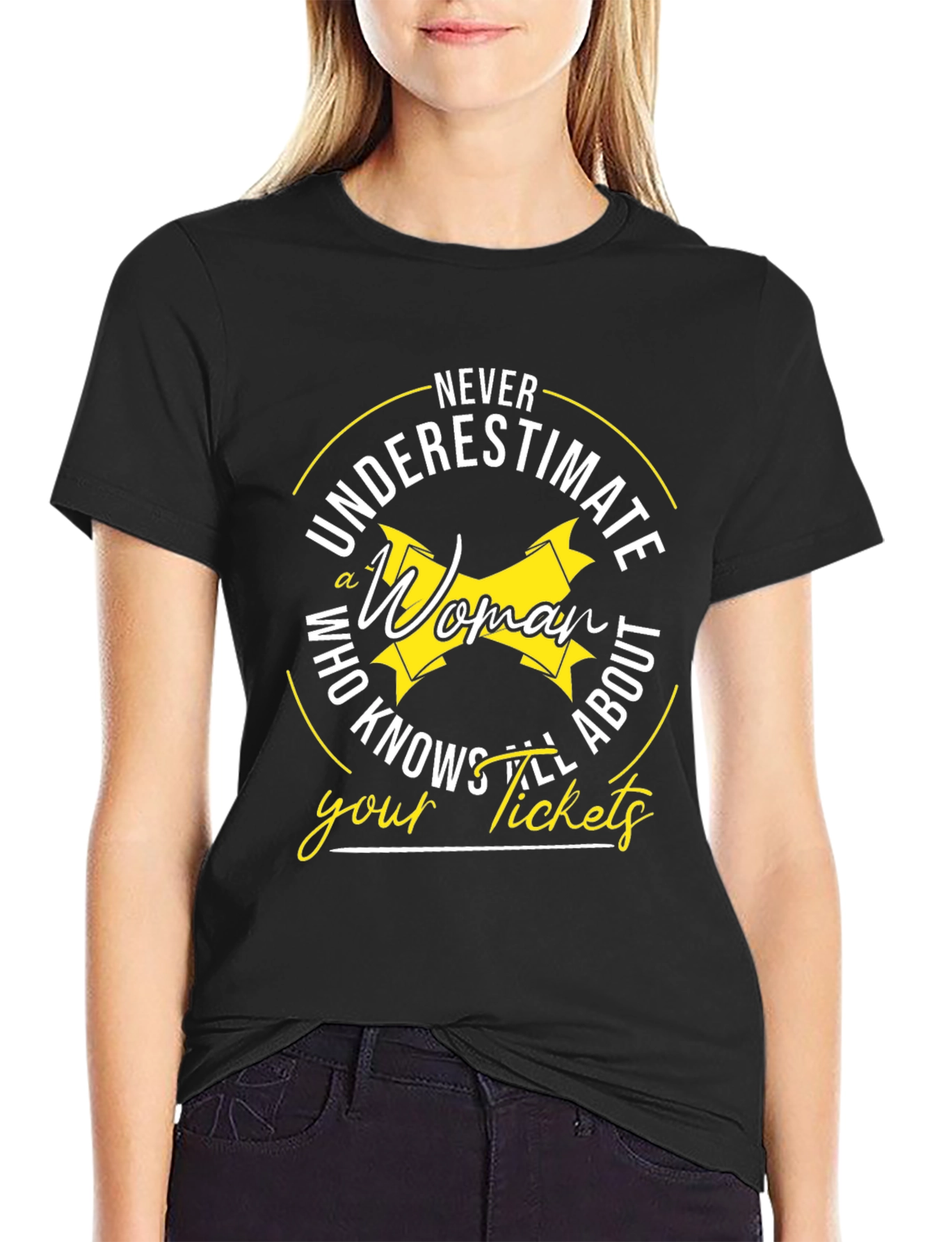 Never Underestimate Woman T-Shirt