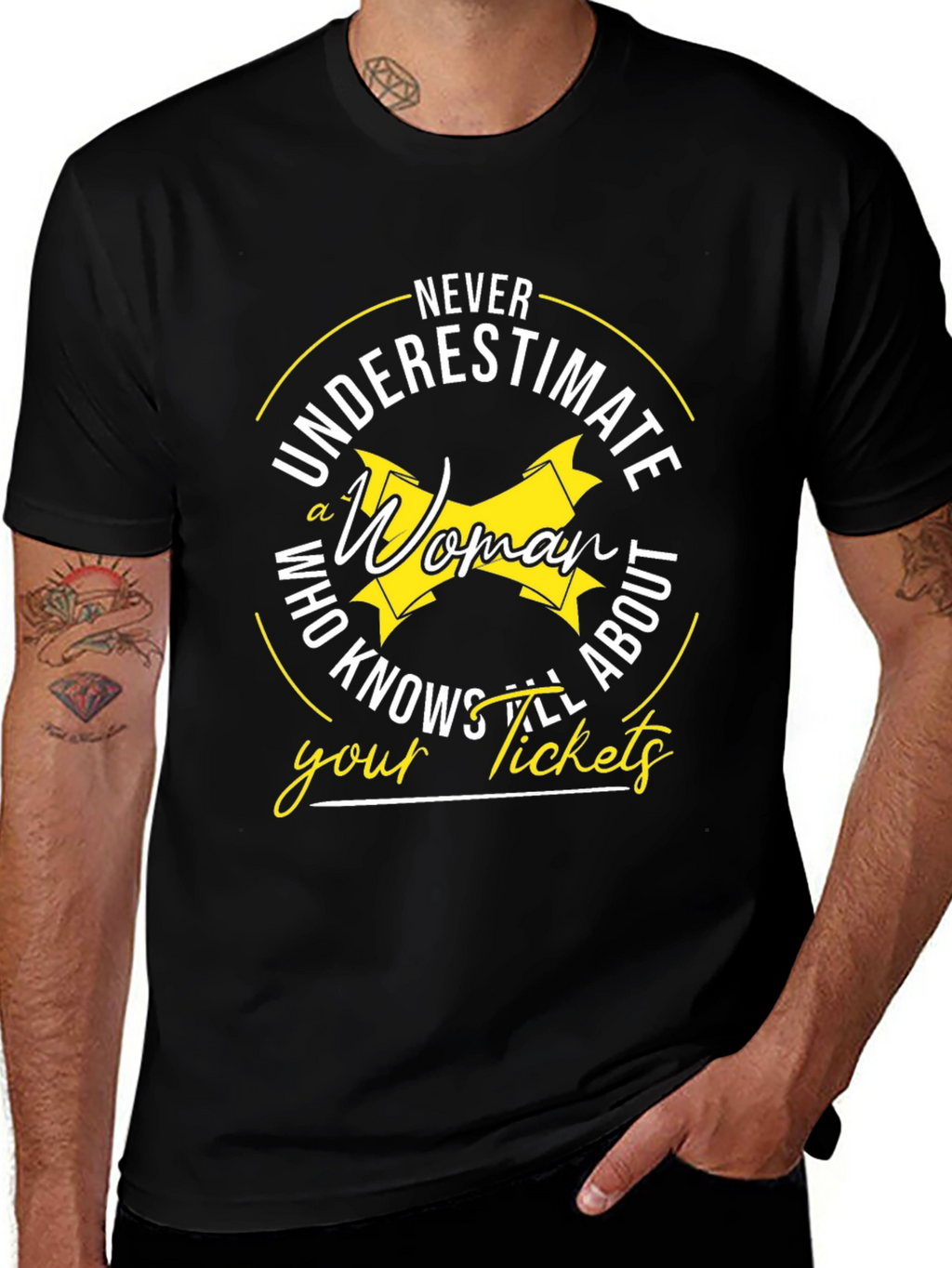 Never Underestimate Woman T-Shirt