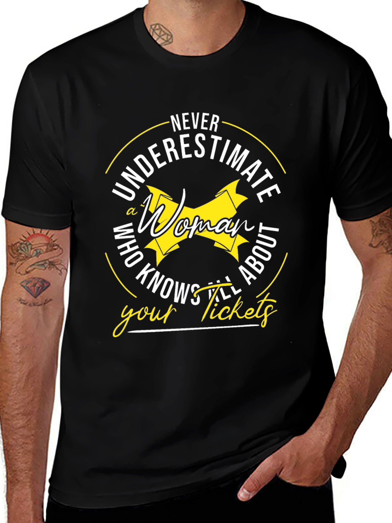 Never Underestimate Woman T-Shirt
