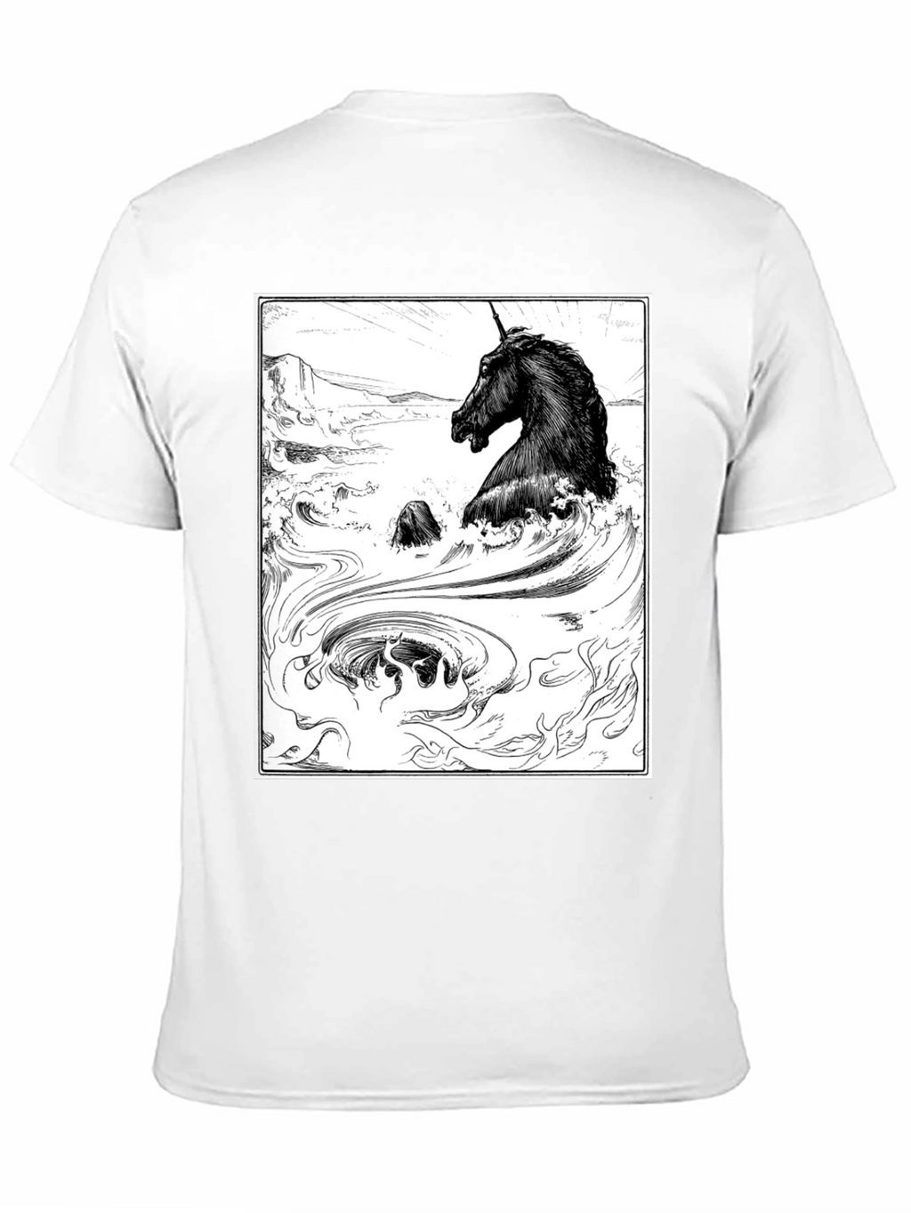 Unicorn Graphic T-Shirt - Black