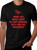 Funny Mosquito Slap Graphic T-Shirt