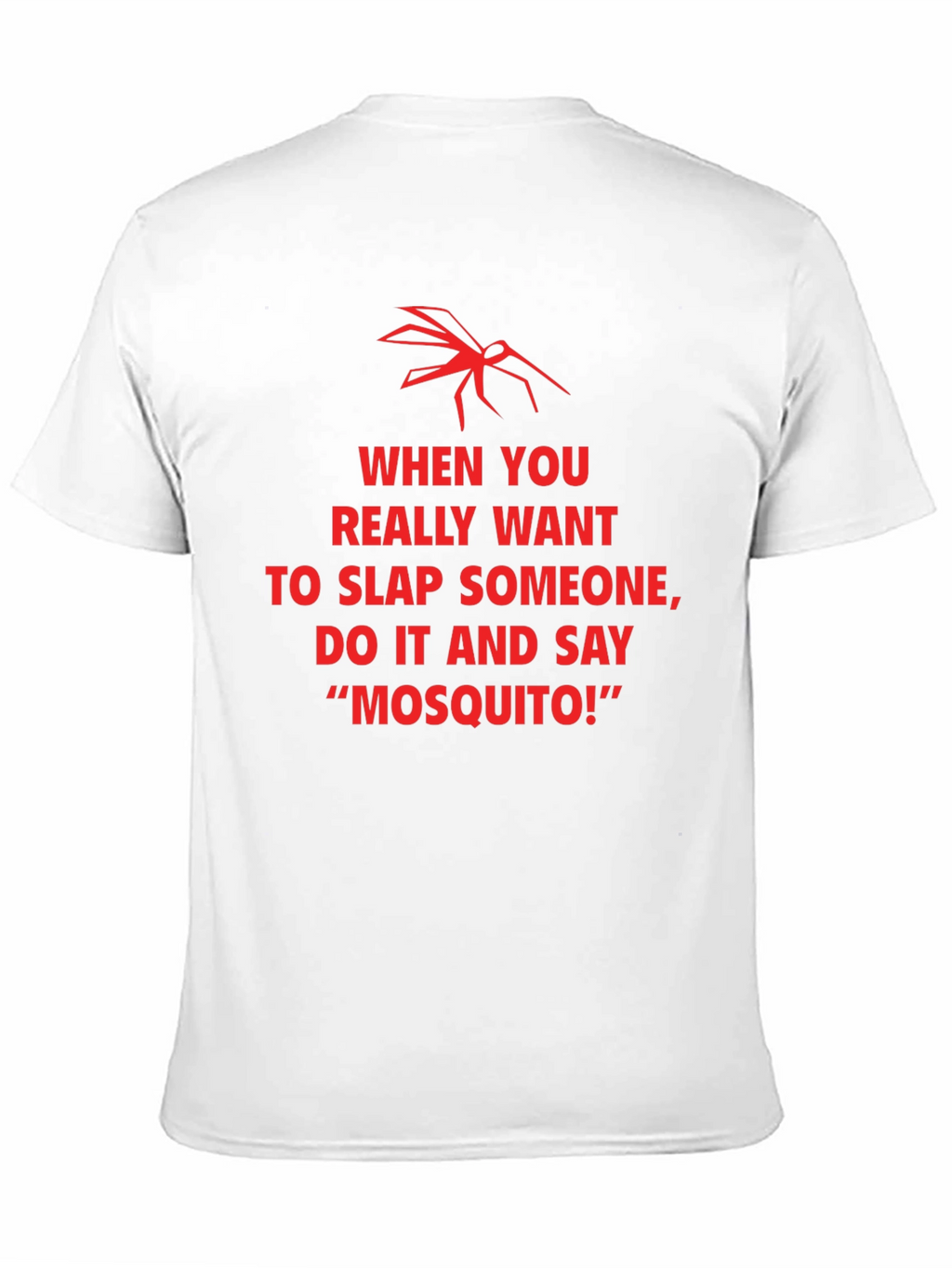 Funny Mosquito Slap Graphic T-Shirt