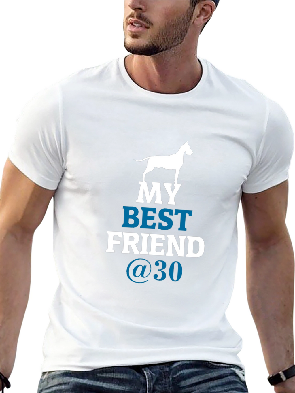 My Best Friend Dog Graphic T-Shirt