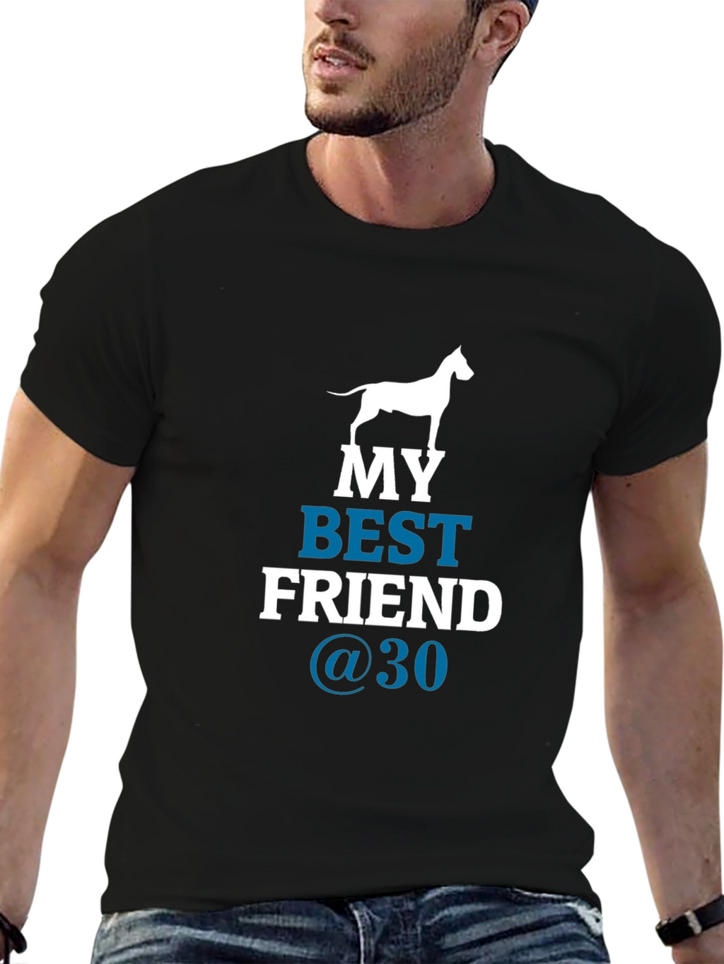My Best Friend Dog Graphic T-Shirt