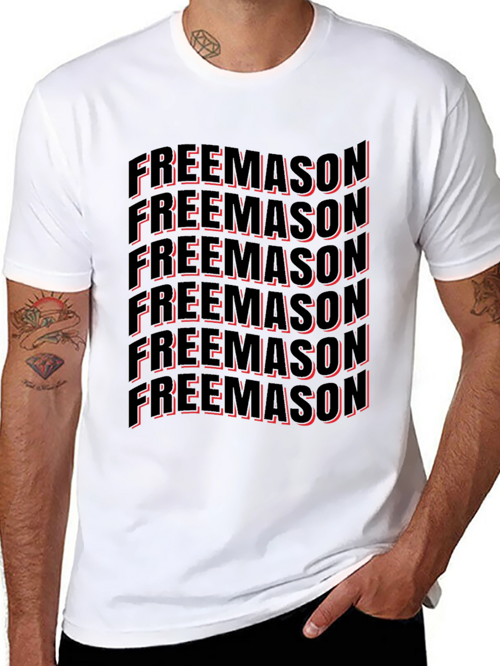 Freemason Graphic Tee - Black