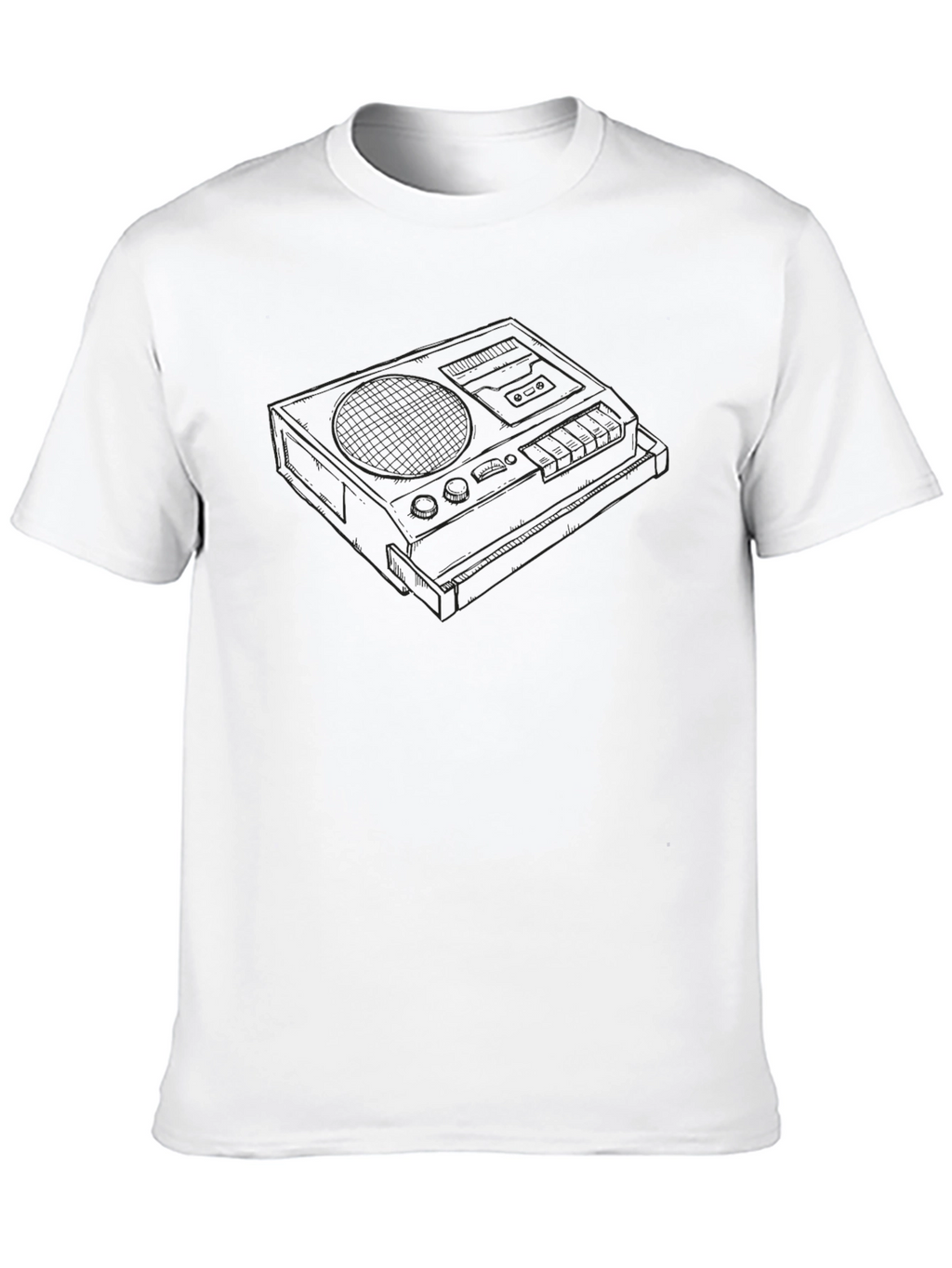 Retro Console Graphic Tee - Black