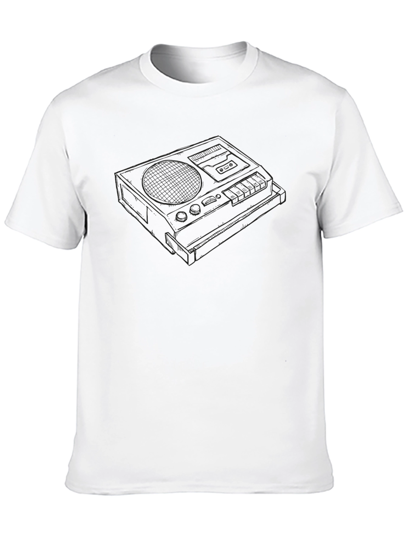 Retro Console Graphic Tee - Black