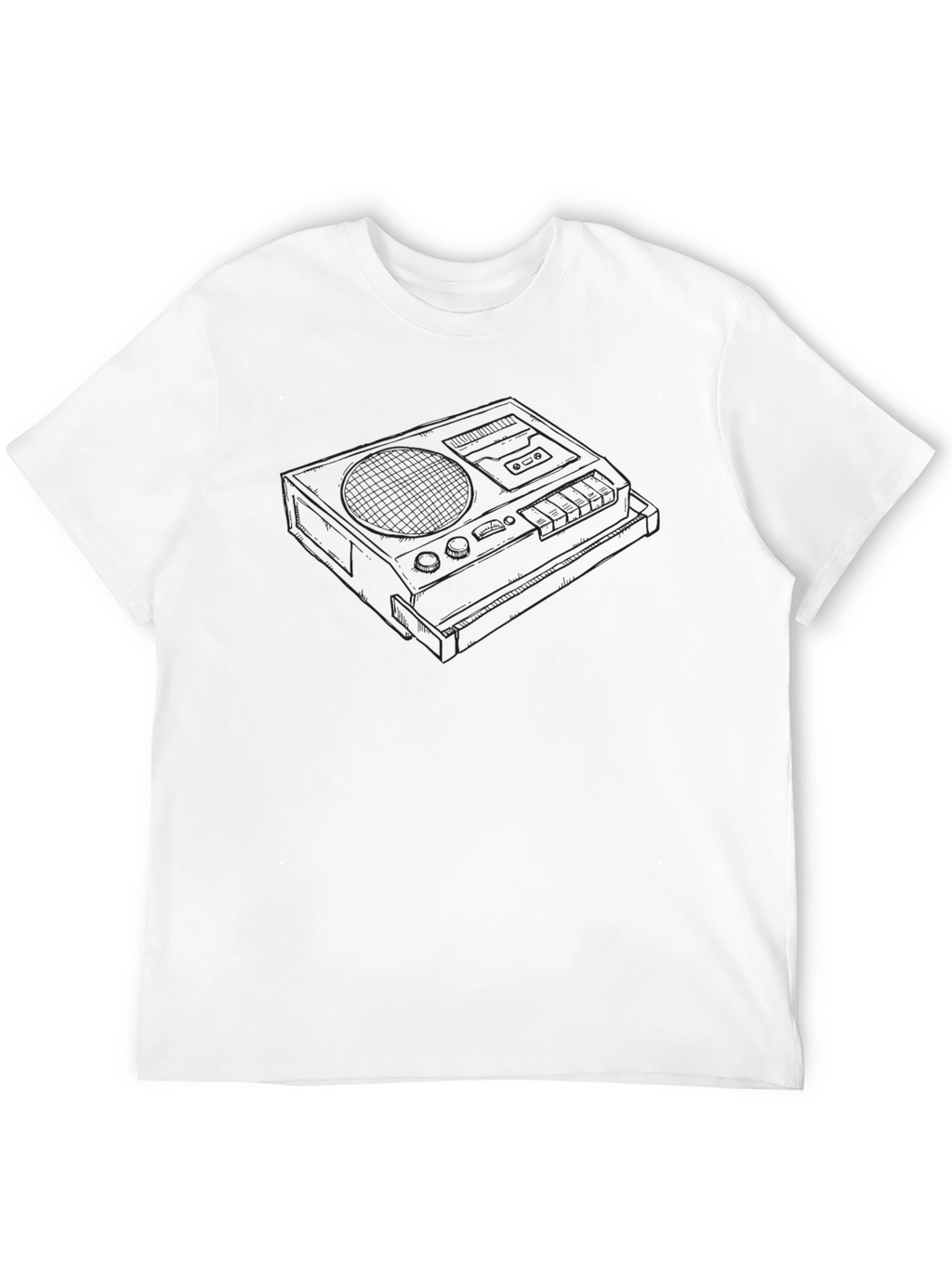 Retro Console Graphic Tee - Black