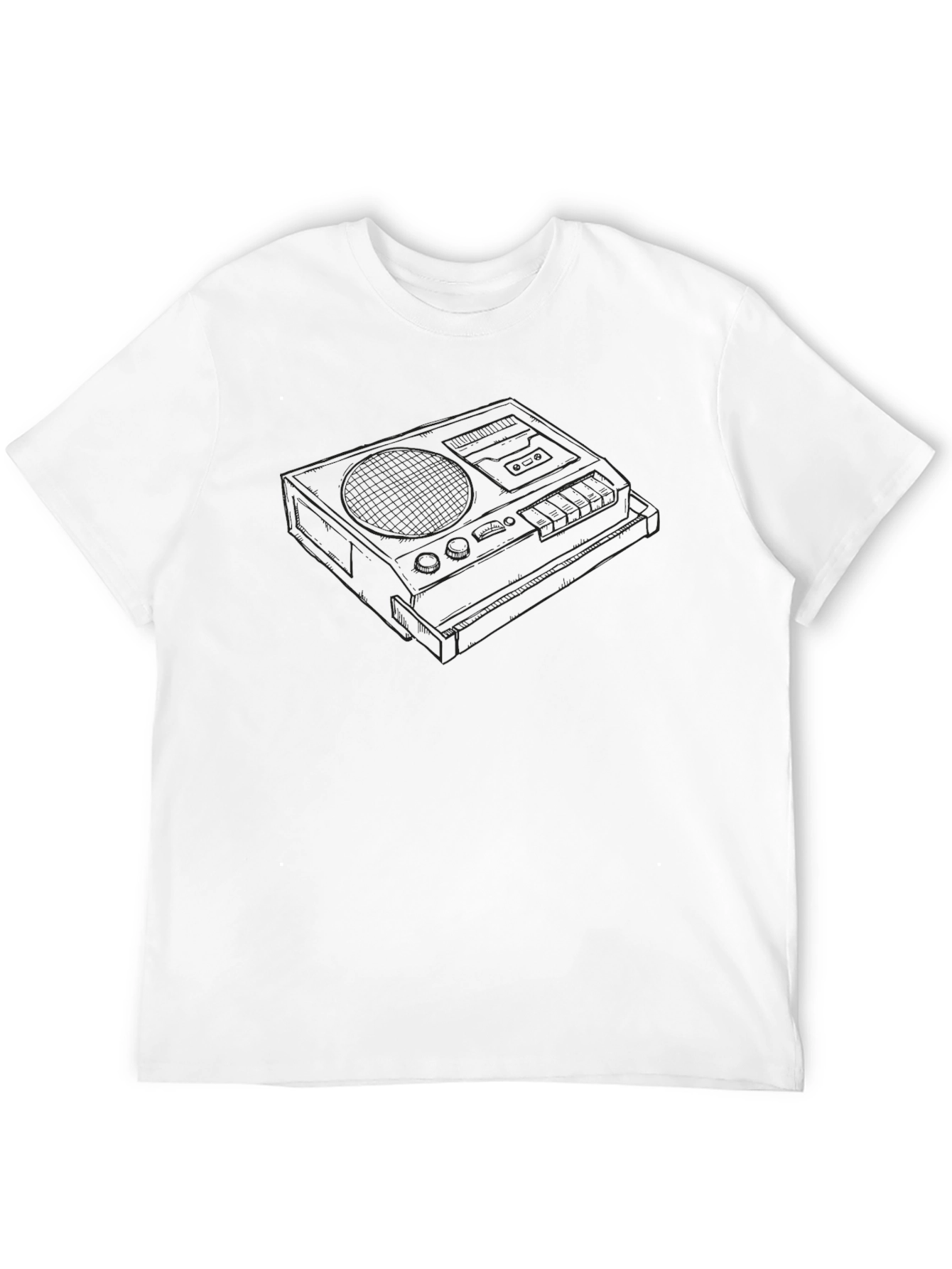 Retro Console Graphic Tee - Black