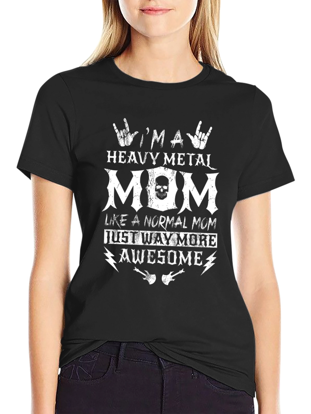 Heavy Metal Mom T-Shirt - Rock and Roll Tee