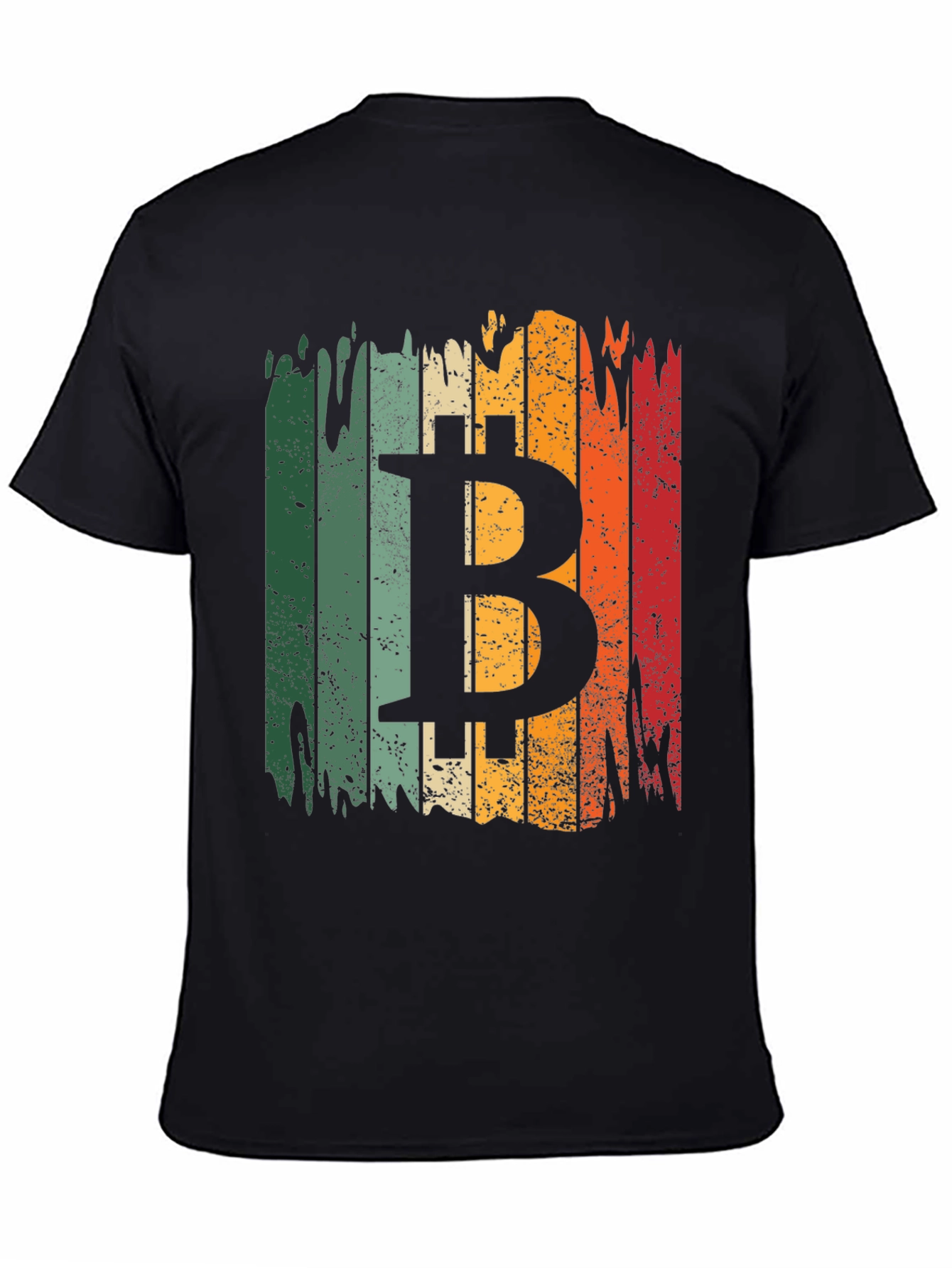 Bitcoin Retro Style T-Shirt - Black