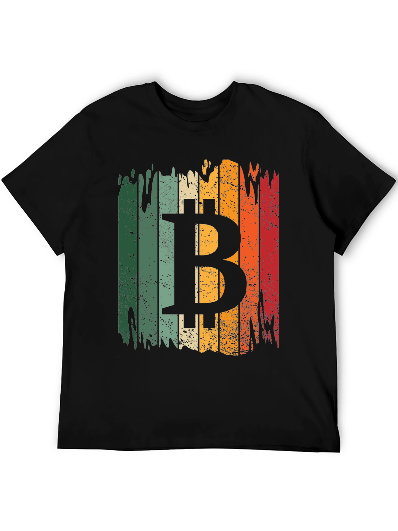 Bitcoin Retro Style T-Shirt - Black