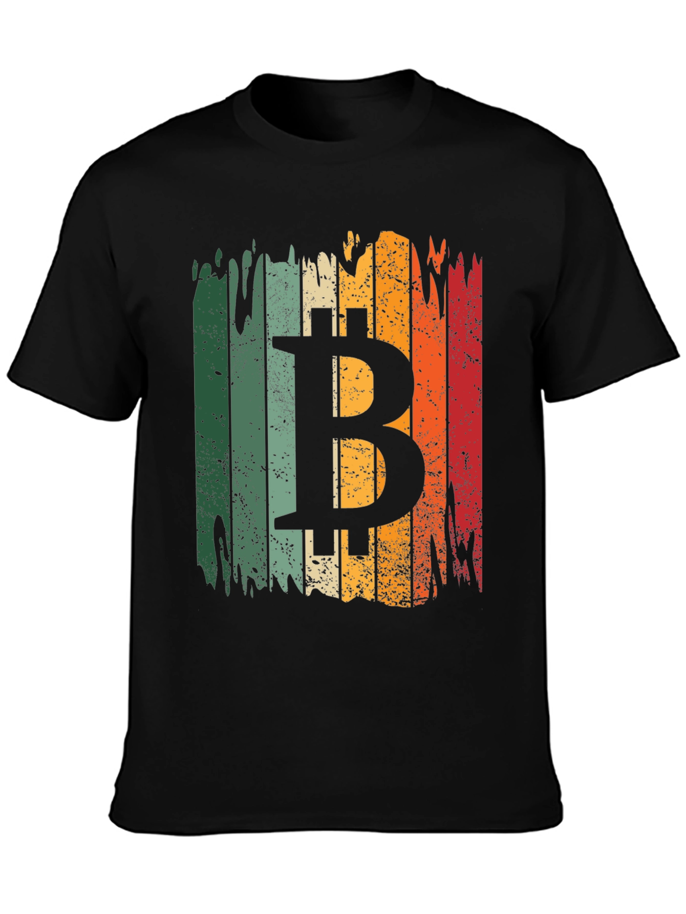 Bitcoin Retro Style T-Shirt - Black