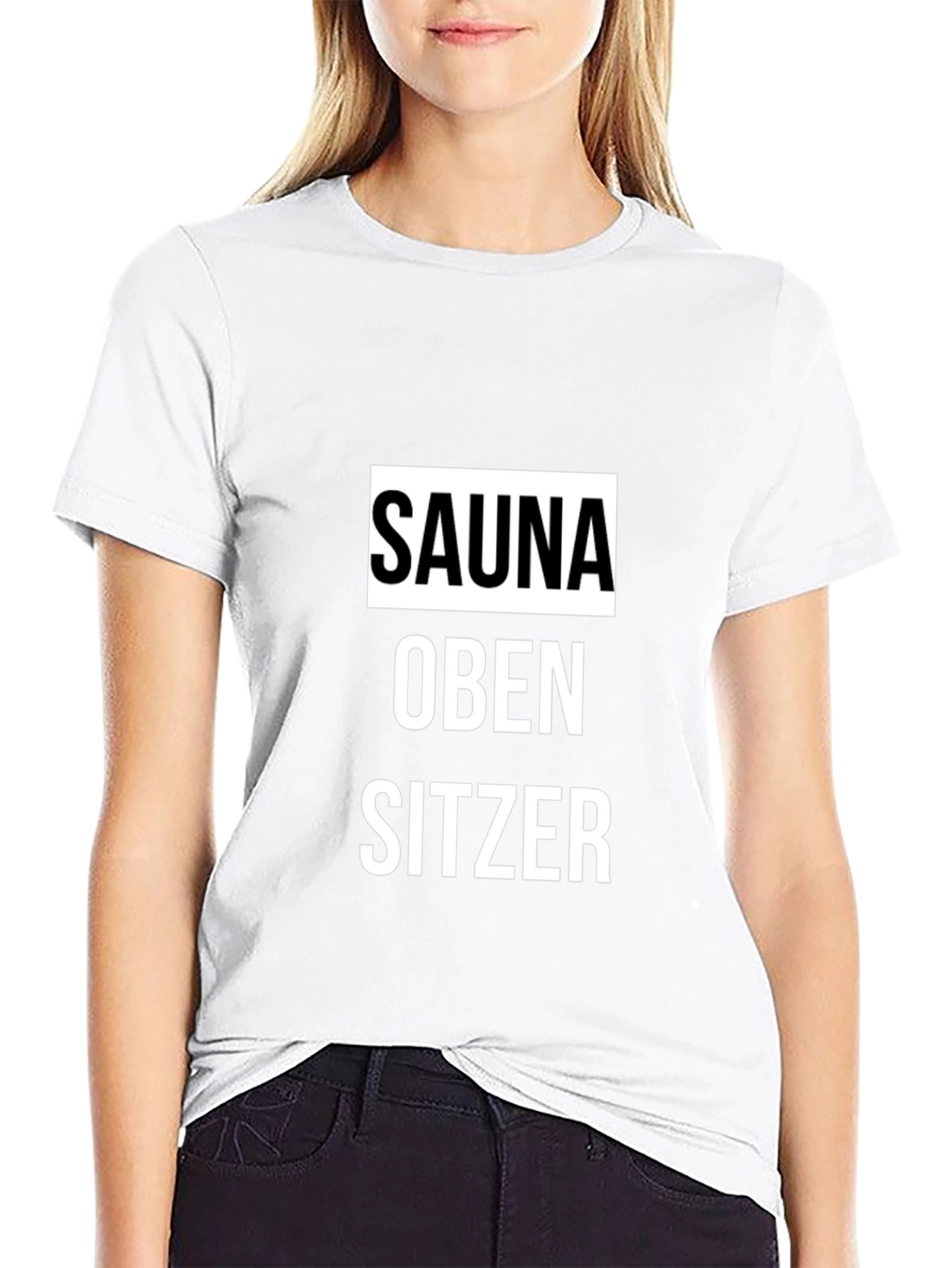 Sauna Oben Sitzer Graphic Tee