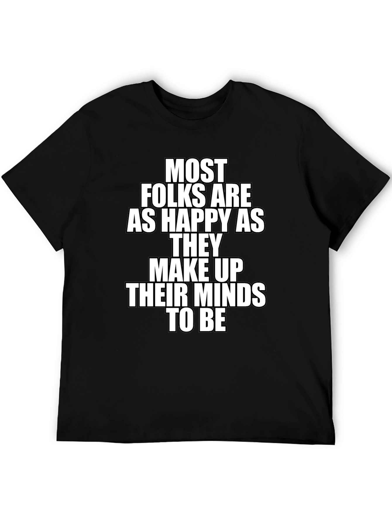 Happy Mindset Tee - Motivational T-Shirt