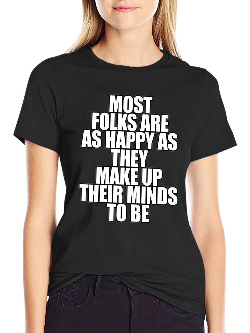 Happy Mindset Tee - Motivational T-Shirt
