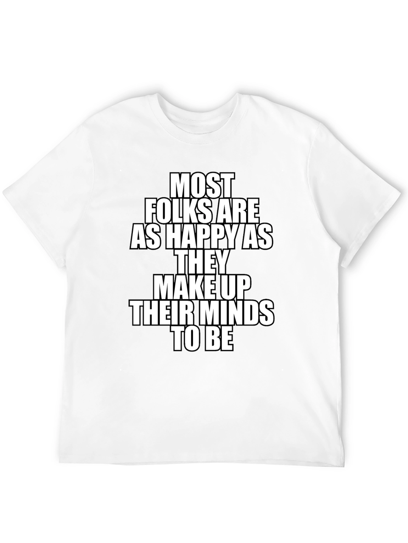 Happy Mindset Tee - Motivational T-Shirt