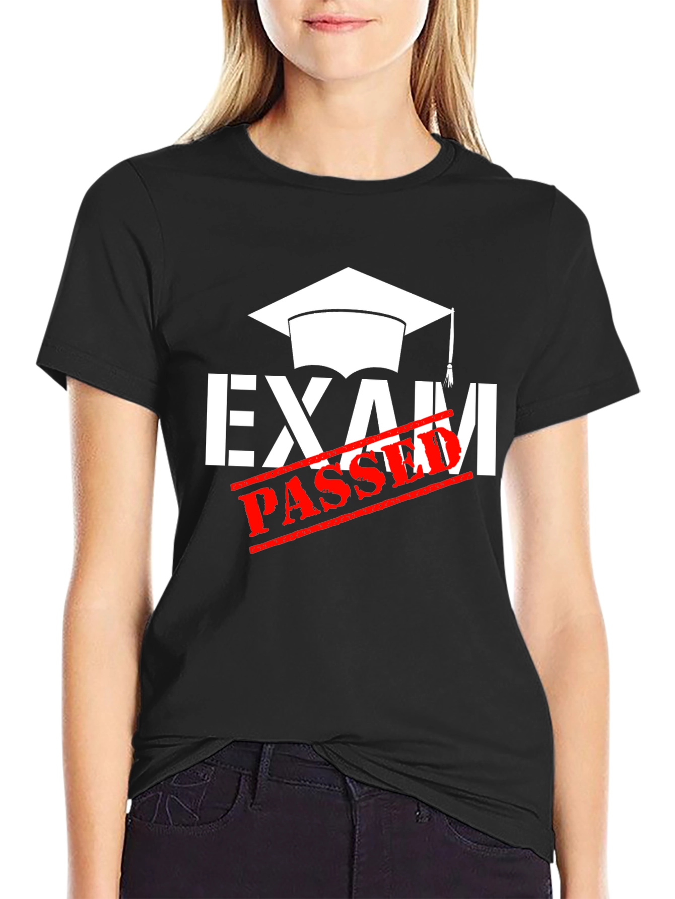 Exam Passed Graduation T-Shirt - Black