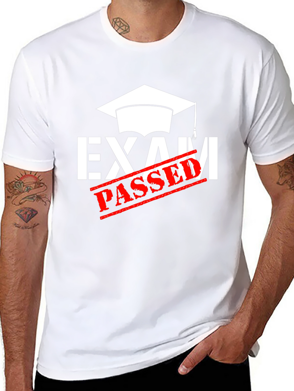 Exam Passed Graduation T-Shirt - Black