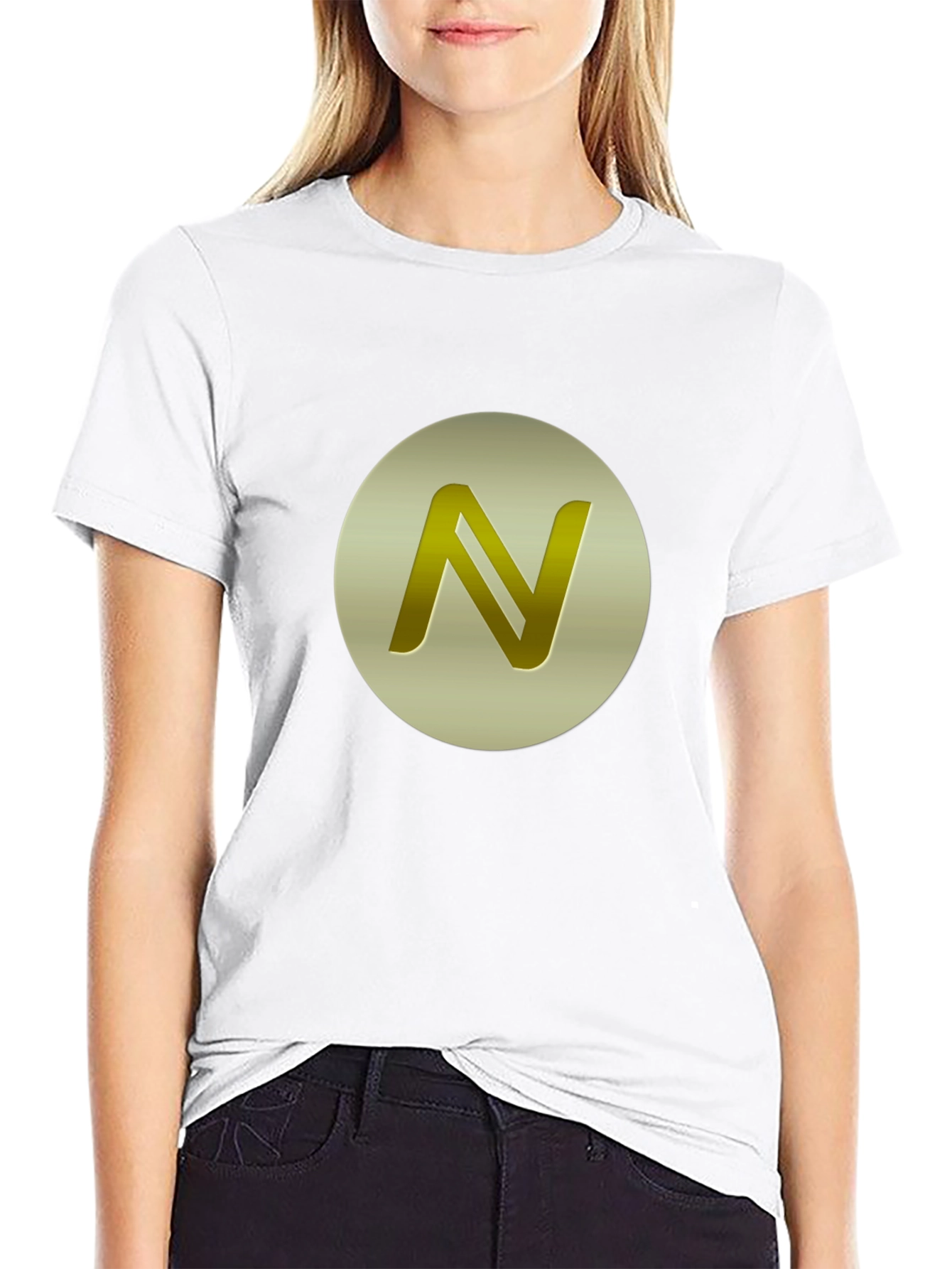 Gold N Logo Black T-Shirt