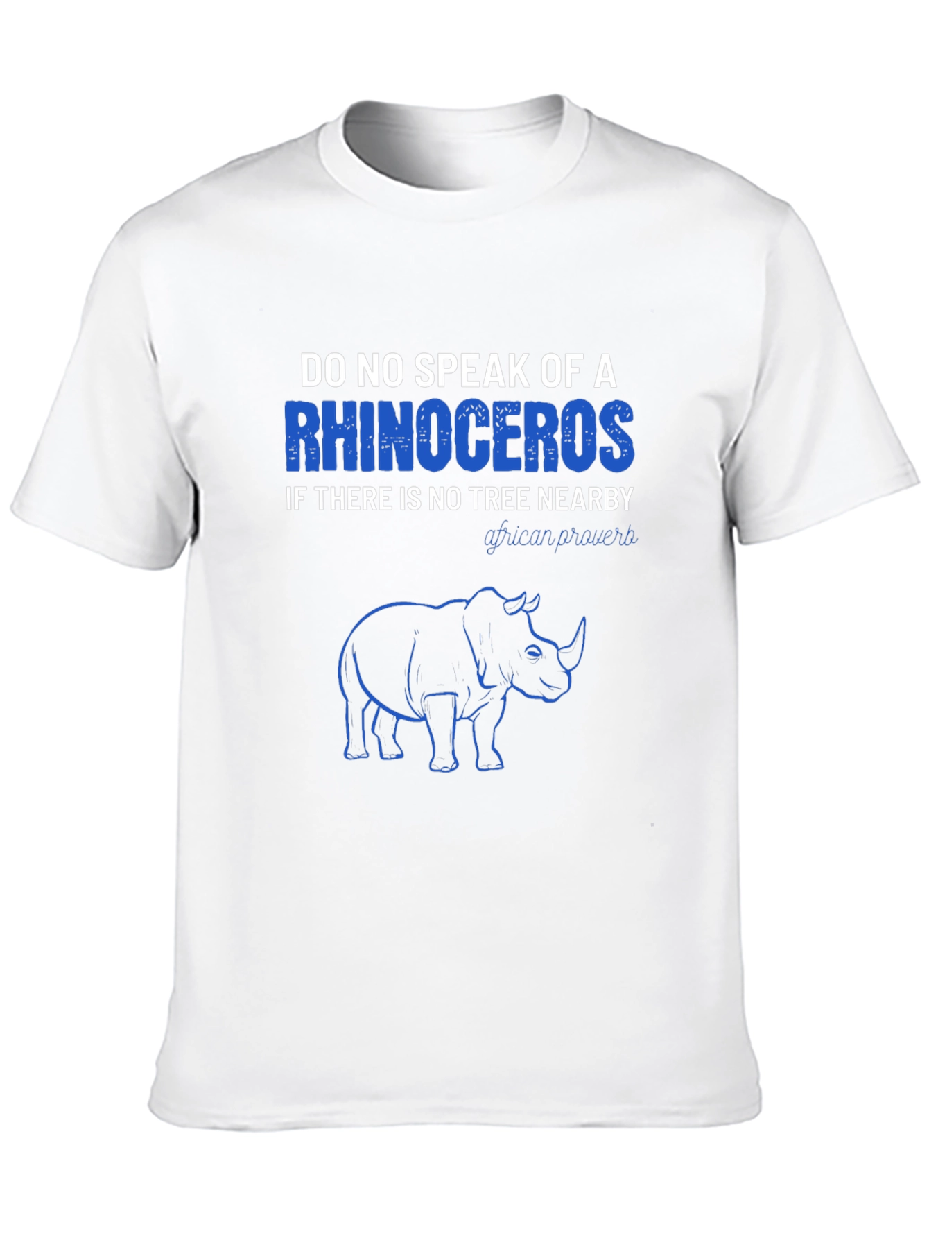 Rhinoceros Graphic Print T-Shirt