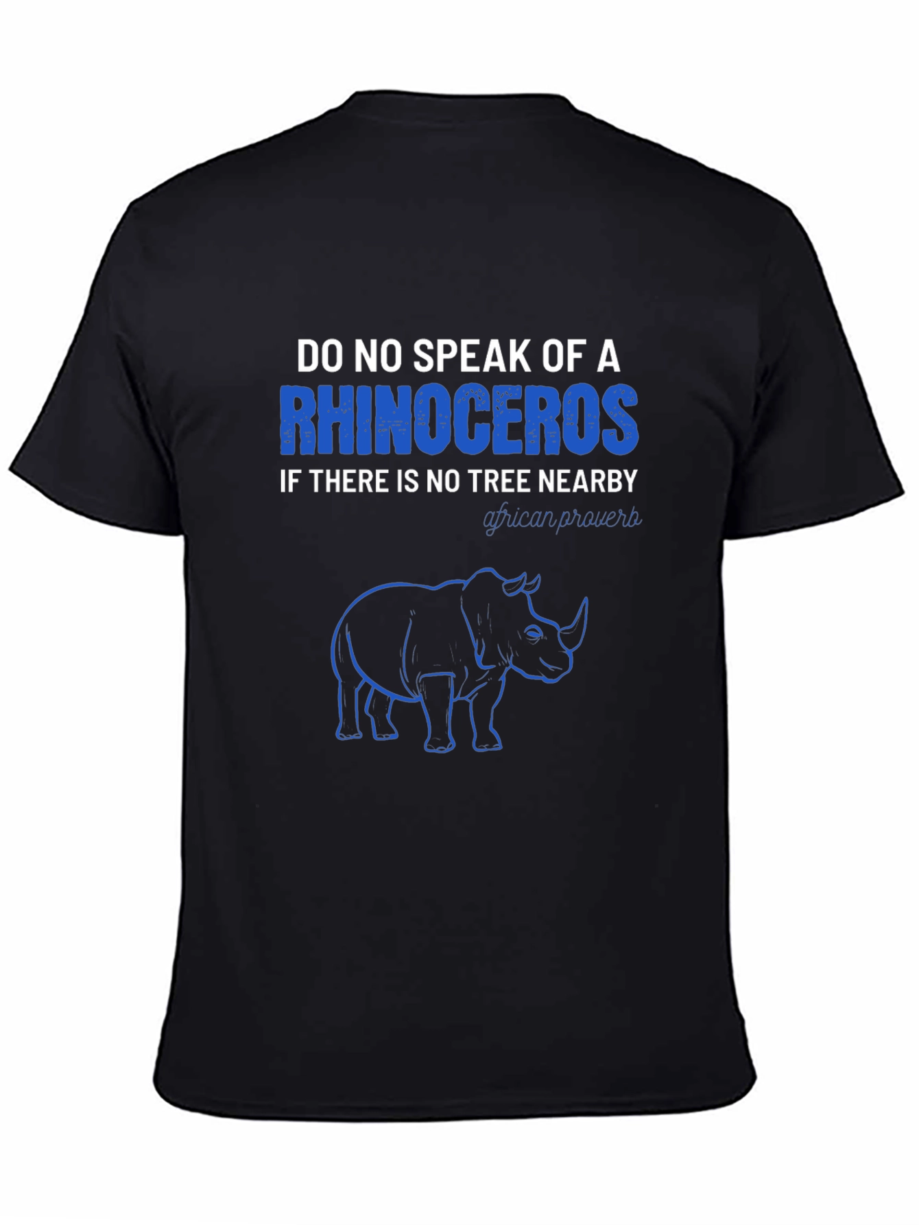Rhinoceros Graphic Print T-Shirt