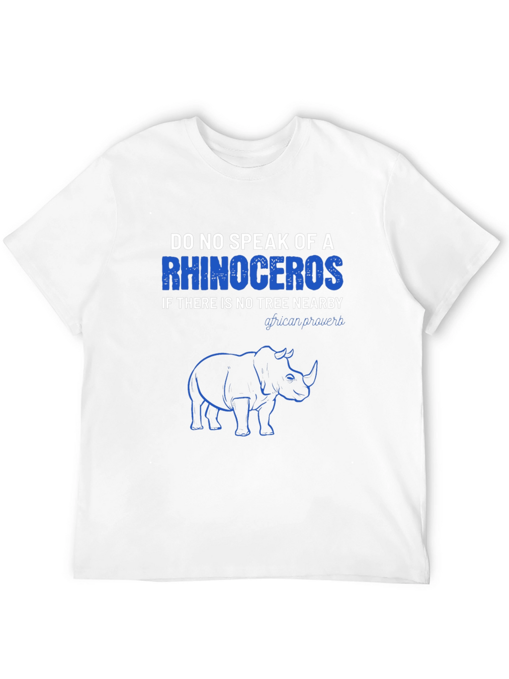Rhinoceros Graphic Print T-Shirt