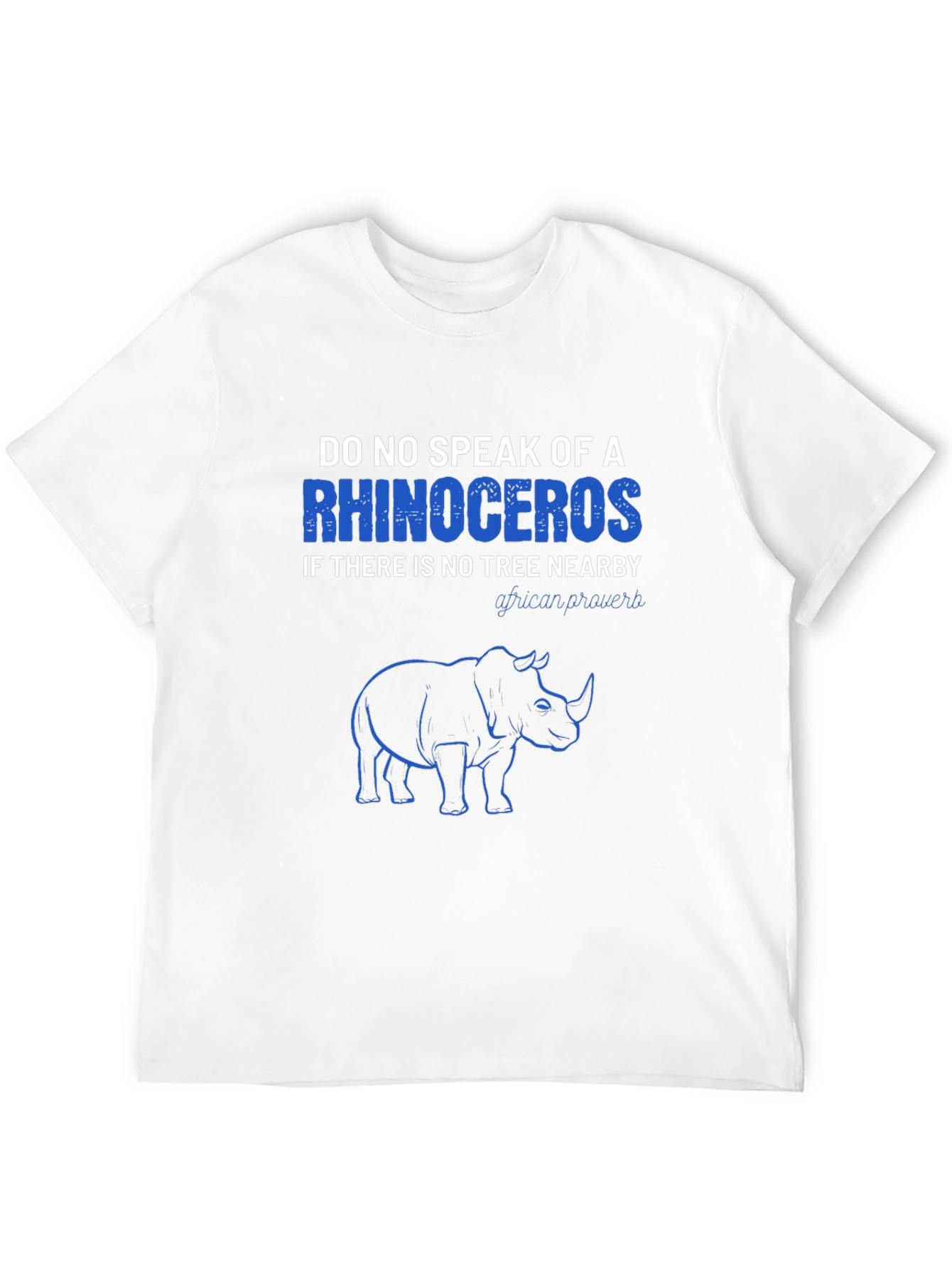 Rhinoceros Graphic Print T-Shirt