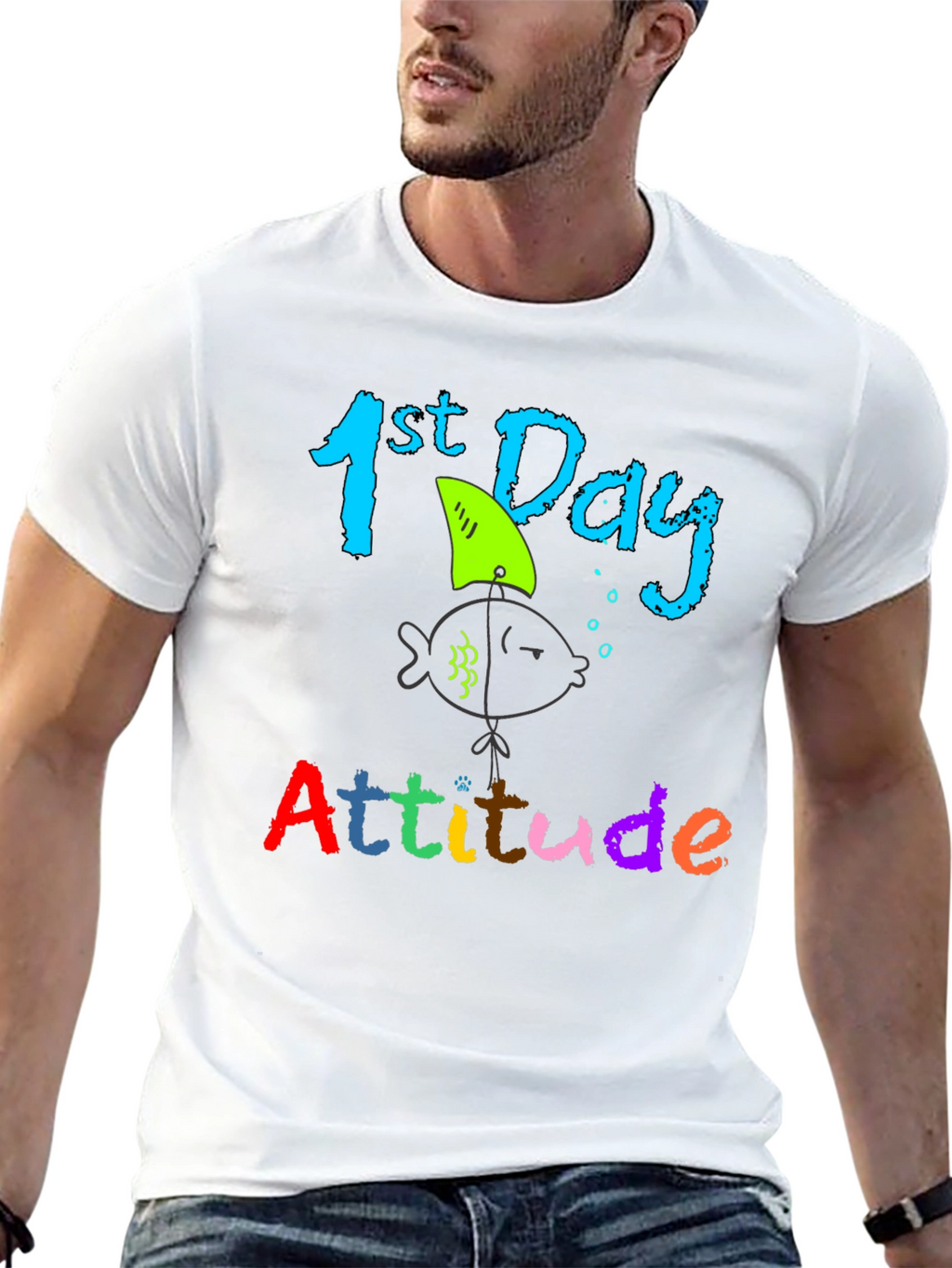 1st Day Attitude T-Shirt - Back to School