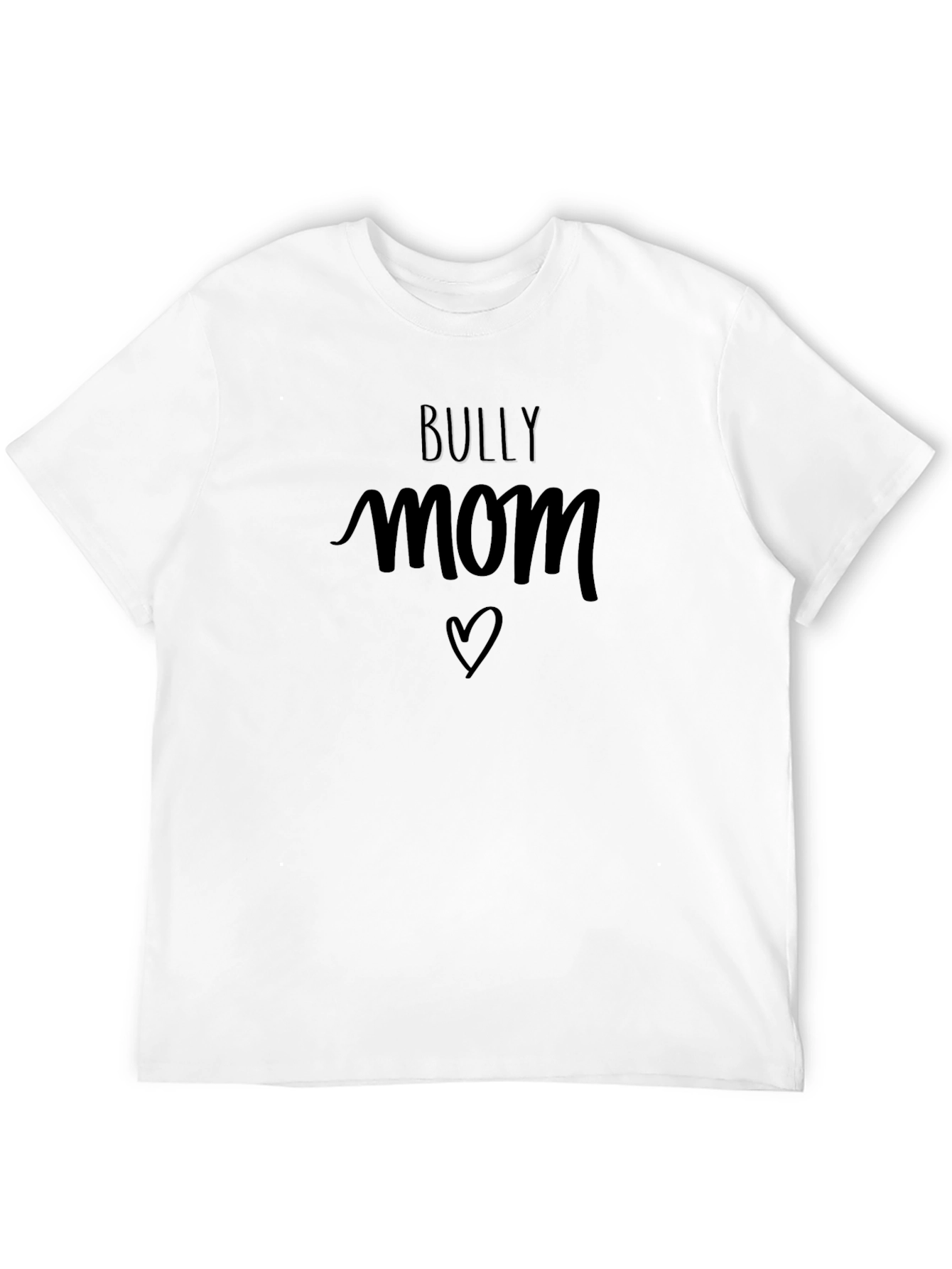 Bully Mom T-Shirt - Black Crew Neck Tee