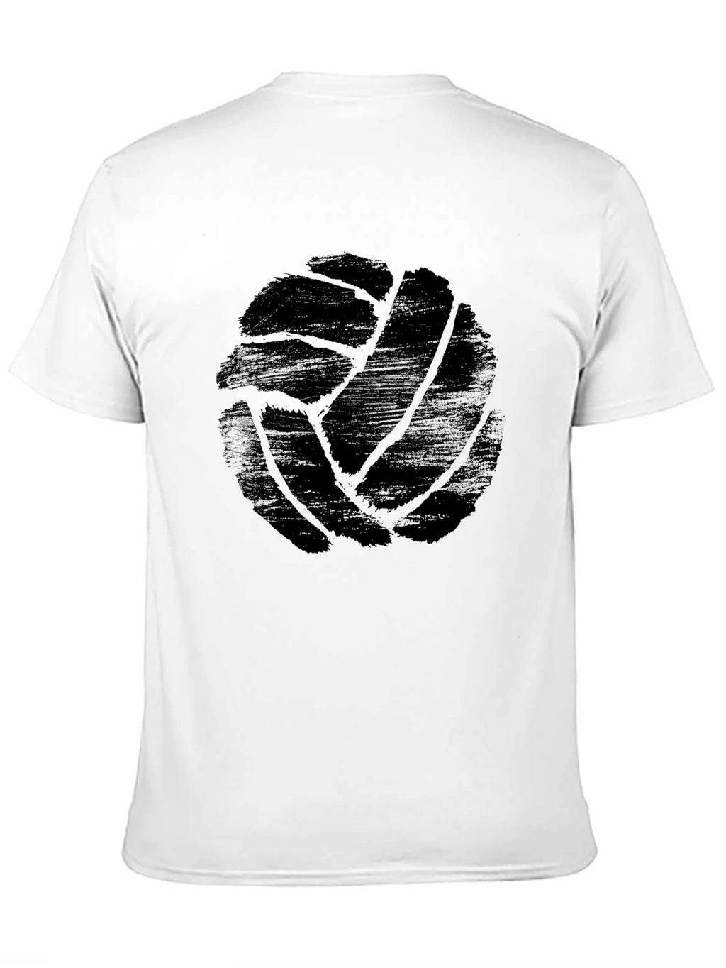 Black Volleyball Graphic T-Shirt