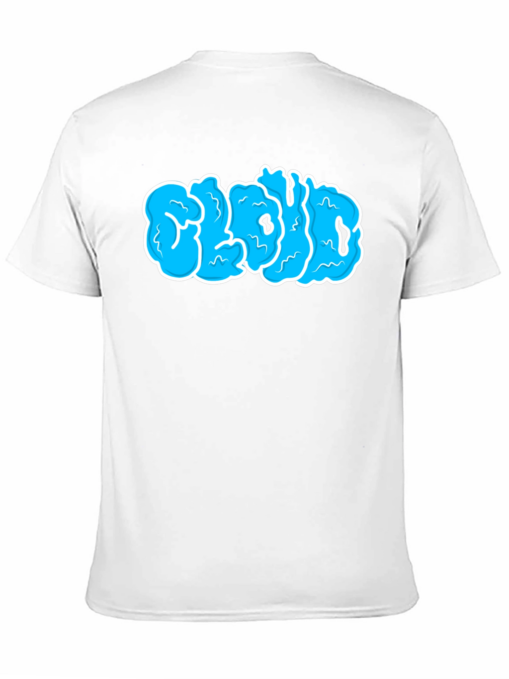 Cloud Graphic T-Shirt - Black Cotton Tee