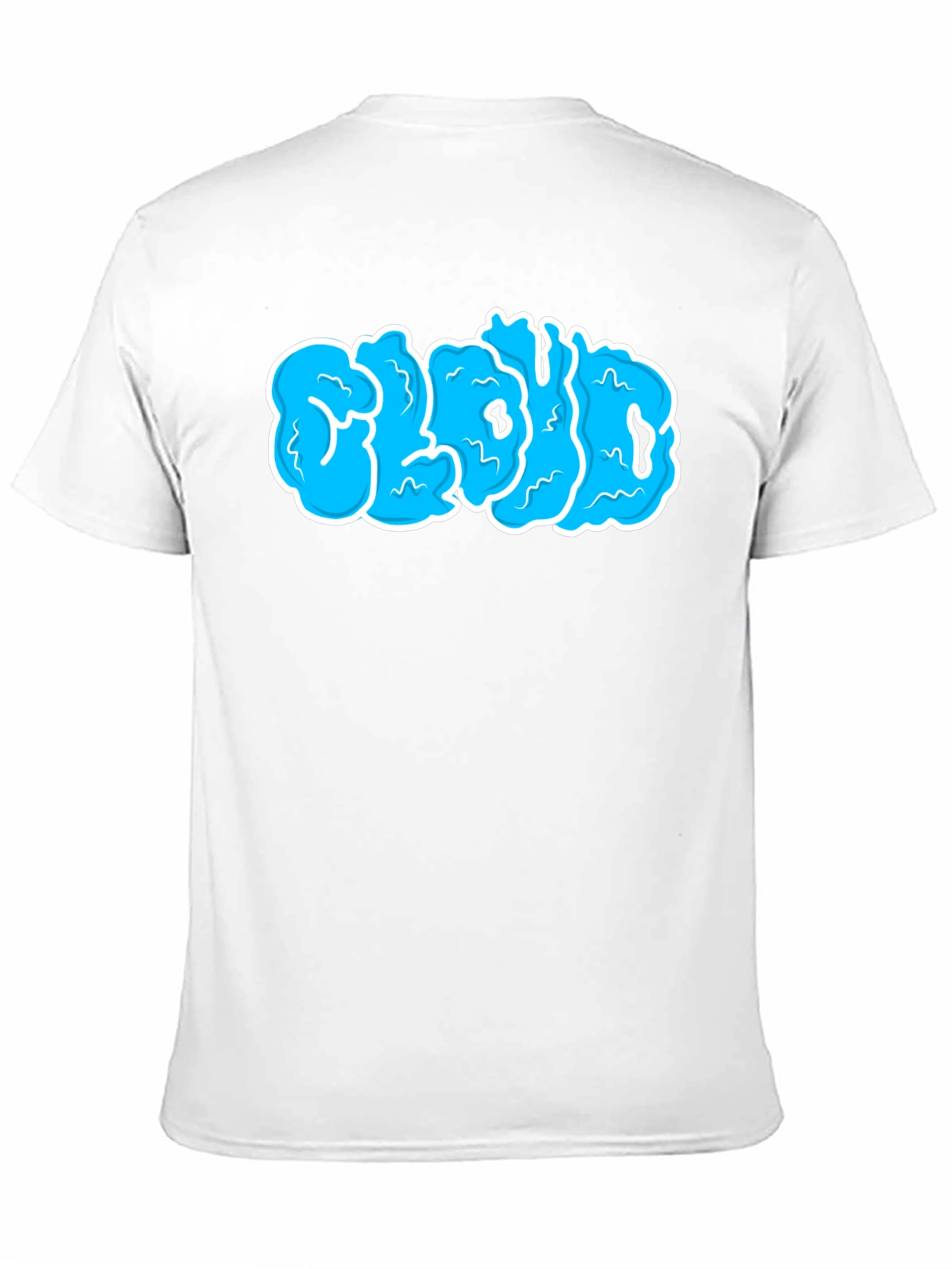 Cloud Graphic T-Shirt - Black Cotton Tee