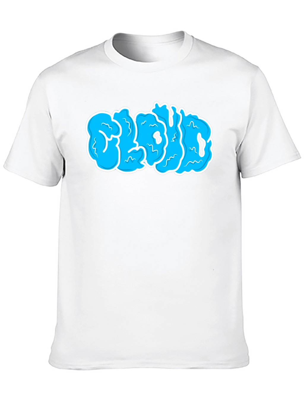 Cloud Graphic T-Shirt - Black Cotton Tee